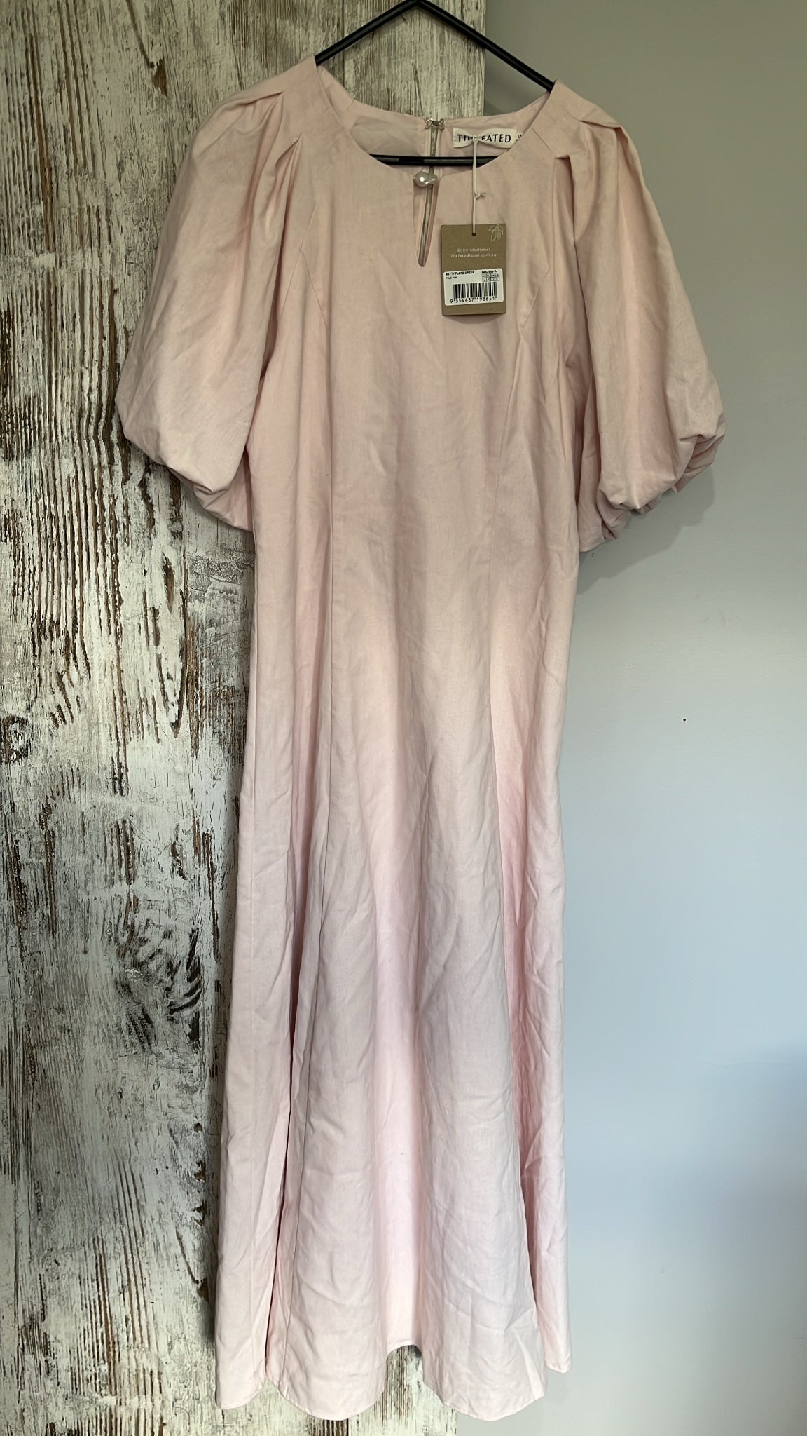 The Fated Betty Flare Dress Pale Pink Size 12 RRP $160 - Image 2