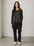 Sass & Bide Black Pima Cotton Embellished Long Sleeve Top
