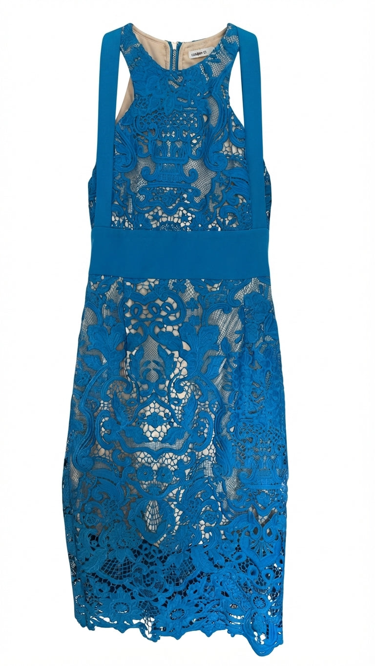 Cooper St Blue Lace Sleeveless Dress - Image 1