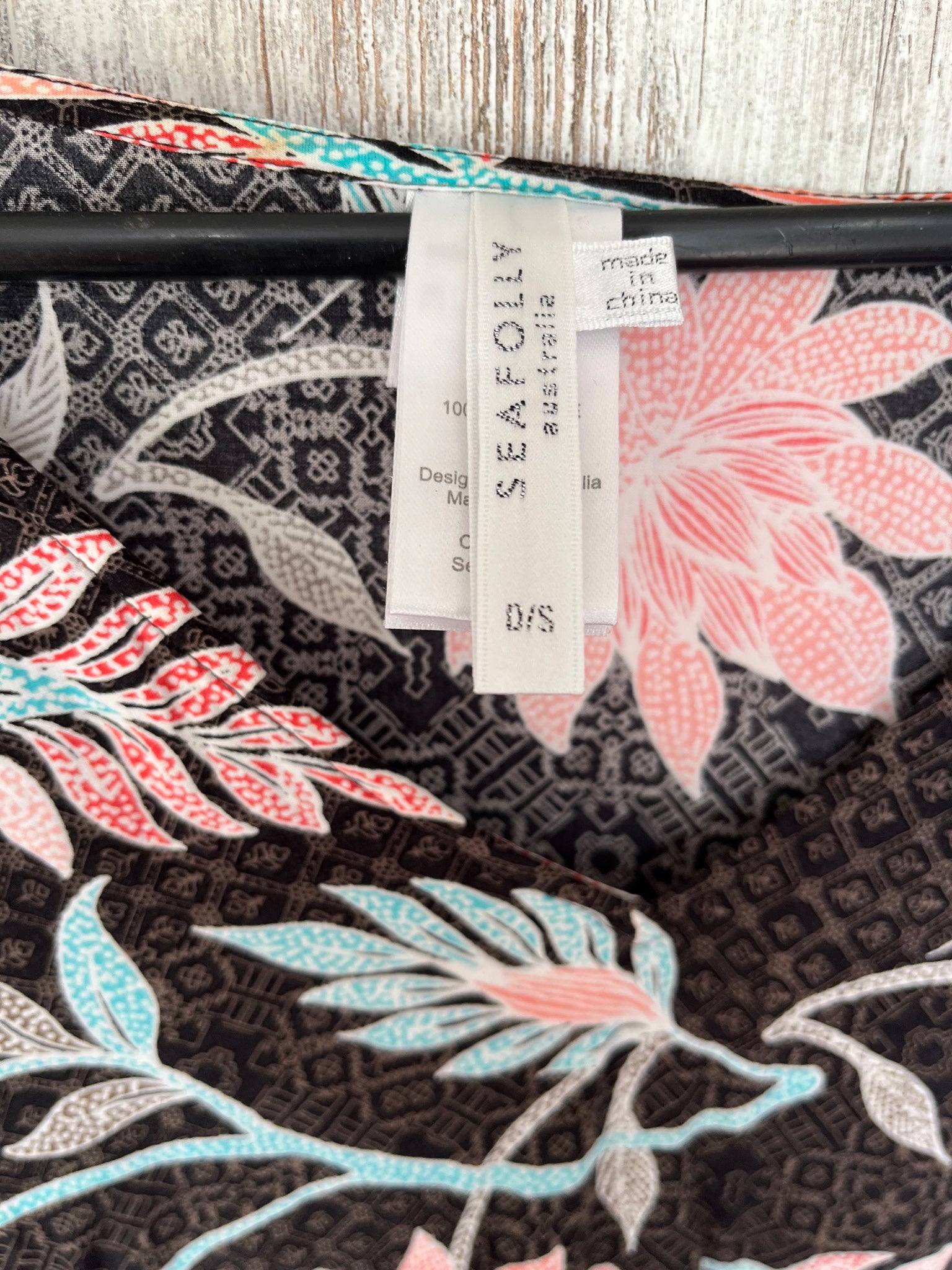 Seafolly Floral Print Kaftan Tunic Dress - Image 3
