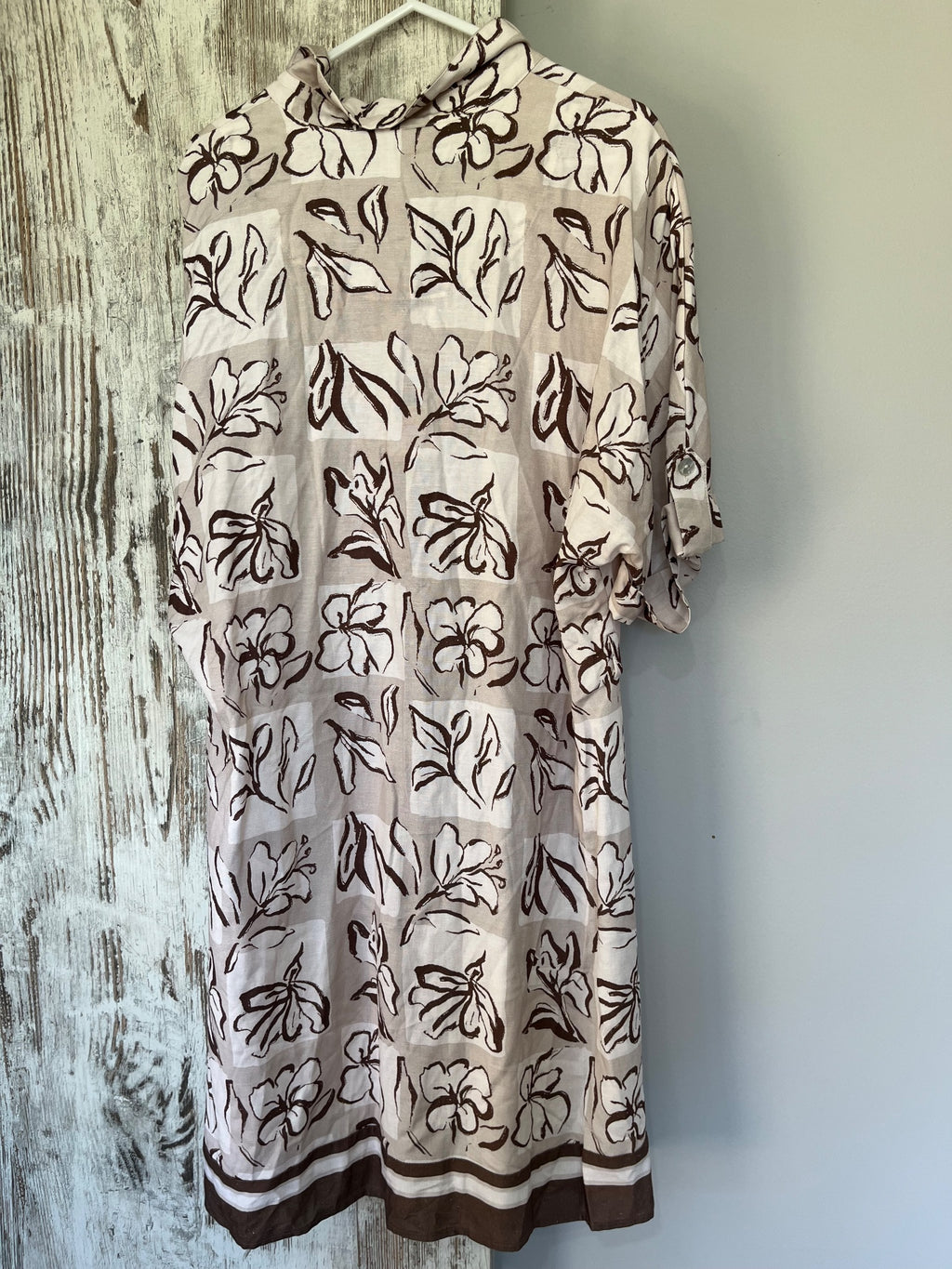 Gordon Smith Floral Print Button-Down Shirt Dress - Image 3