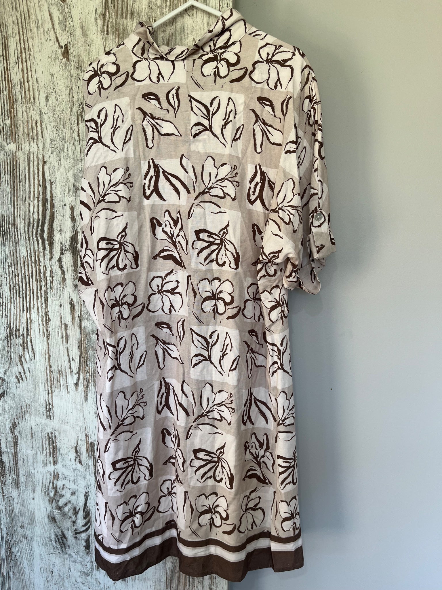 Gordon Smith Floral Print Button-Down Shirt Dress - Image 3