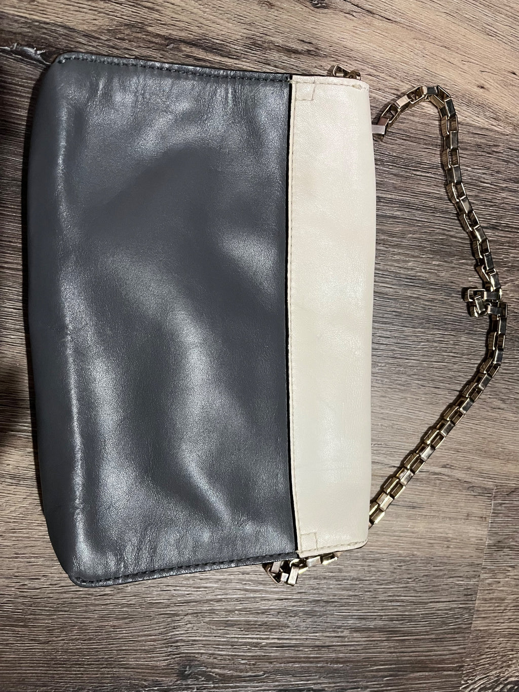 kate spade Two-Tone Leather Chain Clutch Crossbody Bag - Image 3