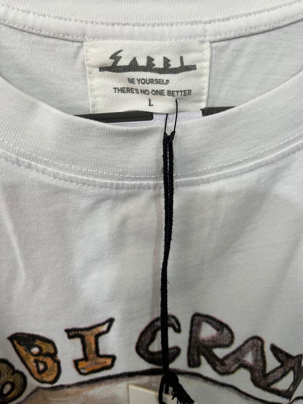 Sabbi Crazy Horse On Tour Graphic T-Shirt White Size L - Image 3