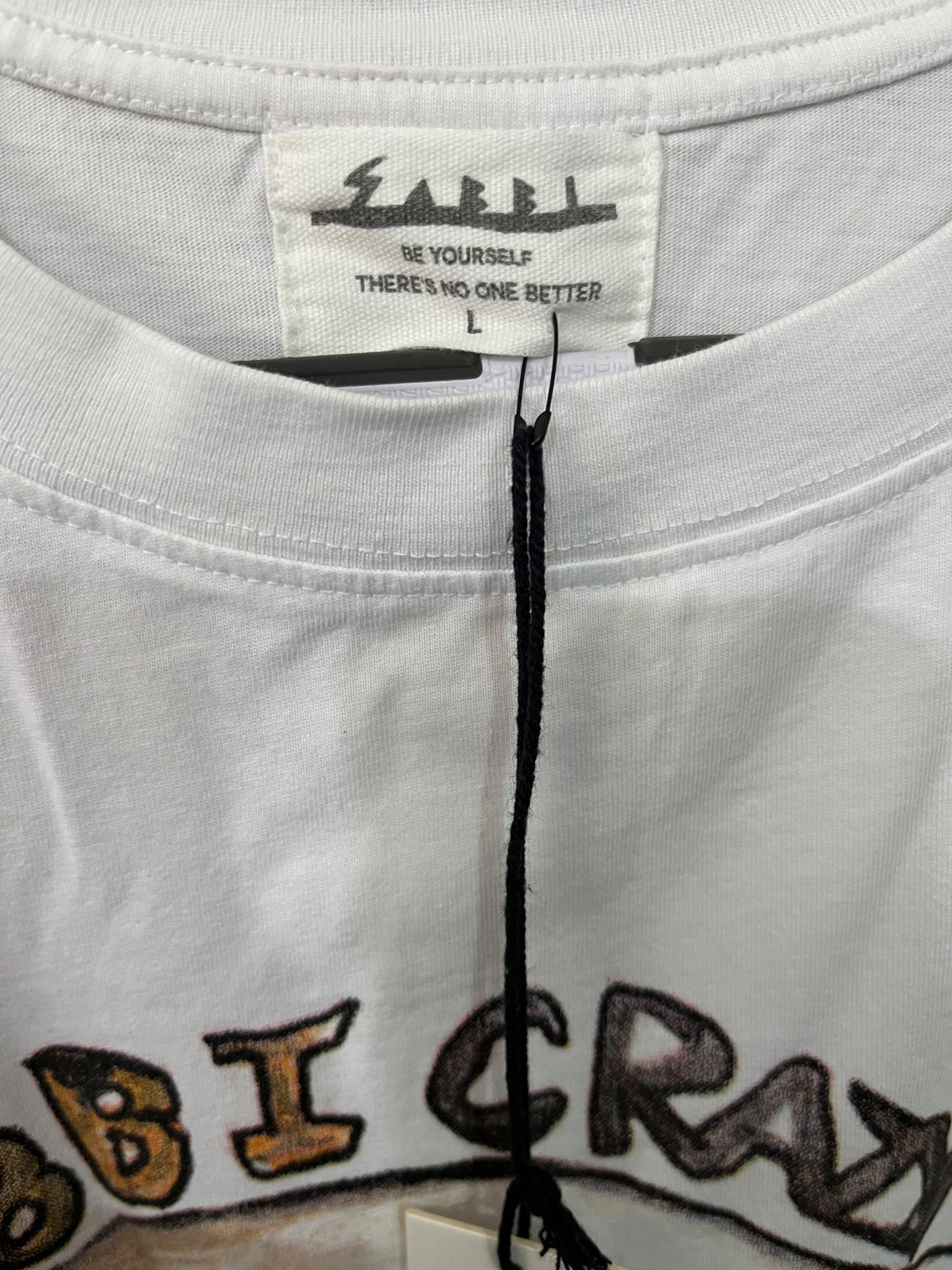 Sabbi Crazy Horse On Tour Graphic T-Shirt White Size L - Image 3