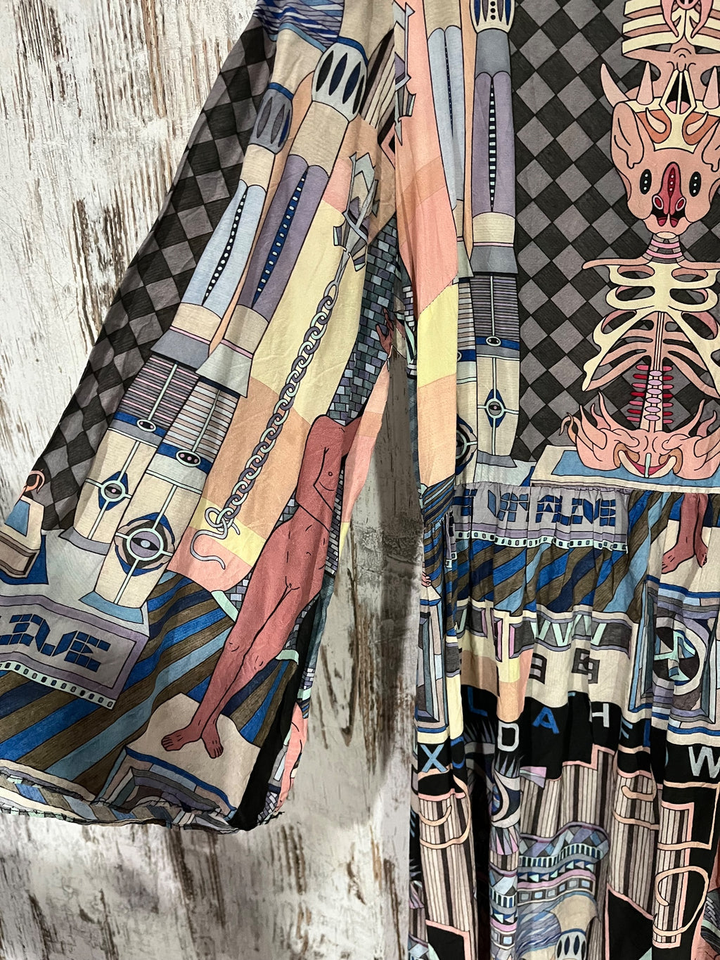 Gorman Graphic Print Long Sleeve Midi Dress - Image 3