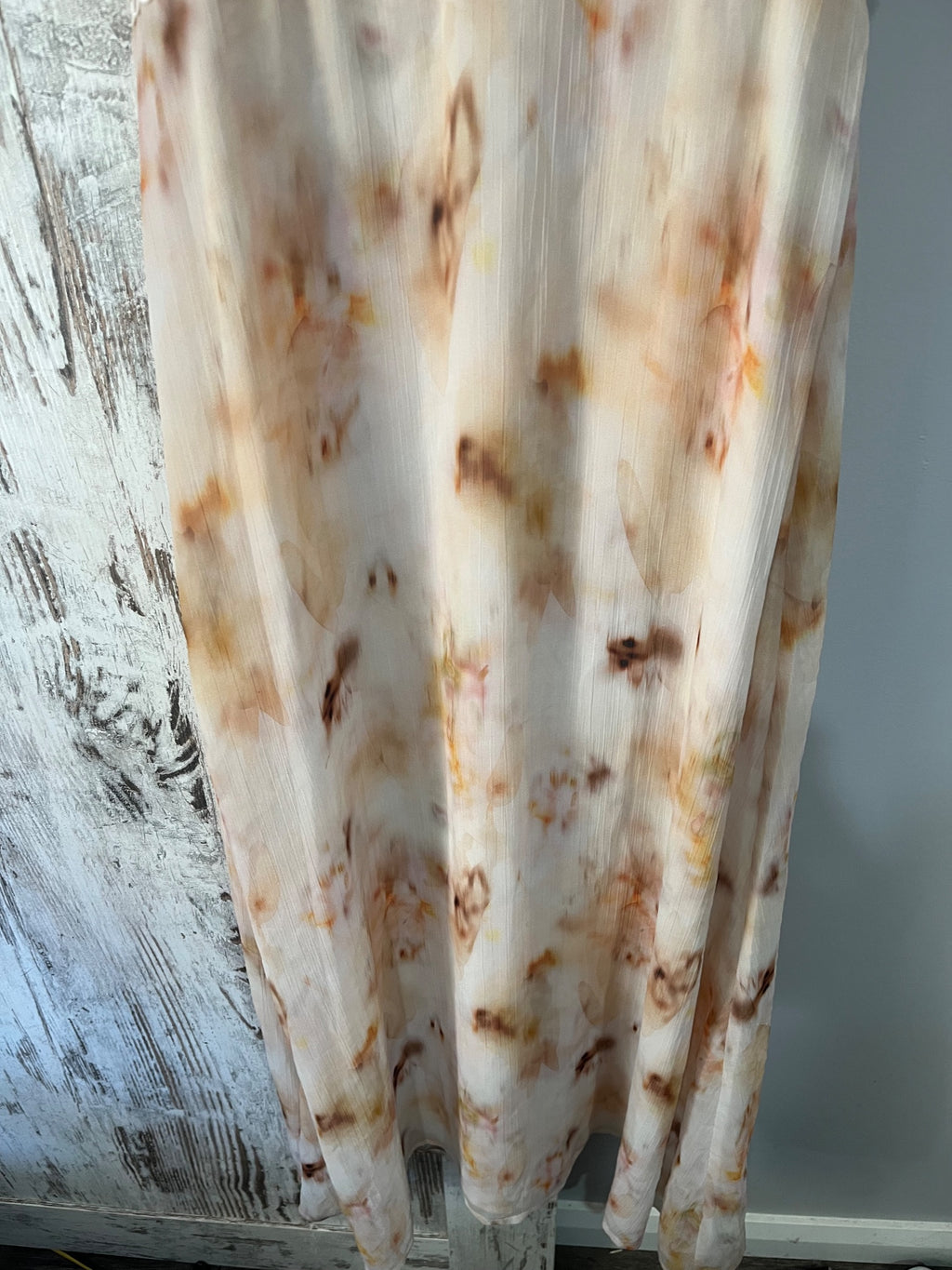BWLDR Abstract Print Ruffle Maxi Dress Size 10 - Image 3