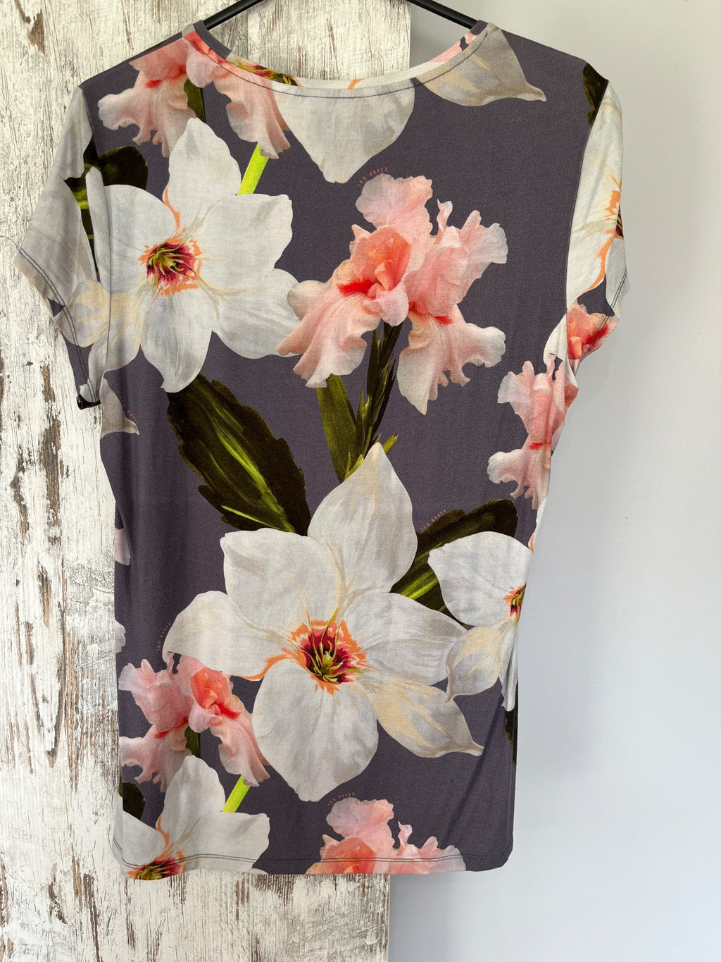 Ted Baker London Floral Print T-Shirt - Image 3