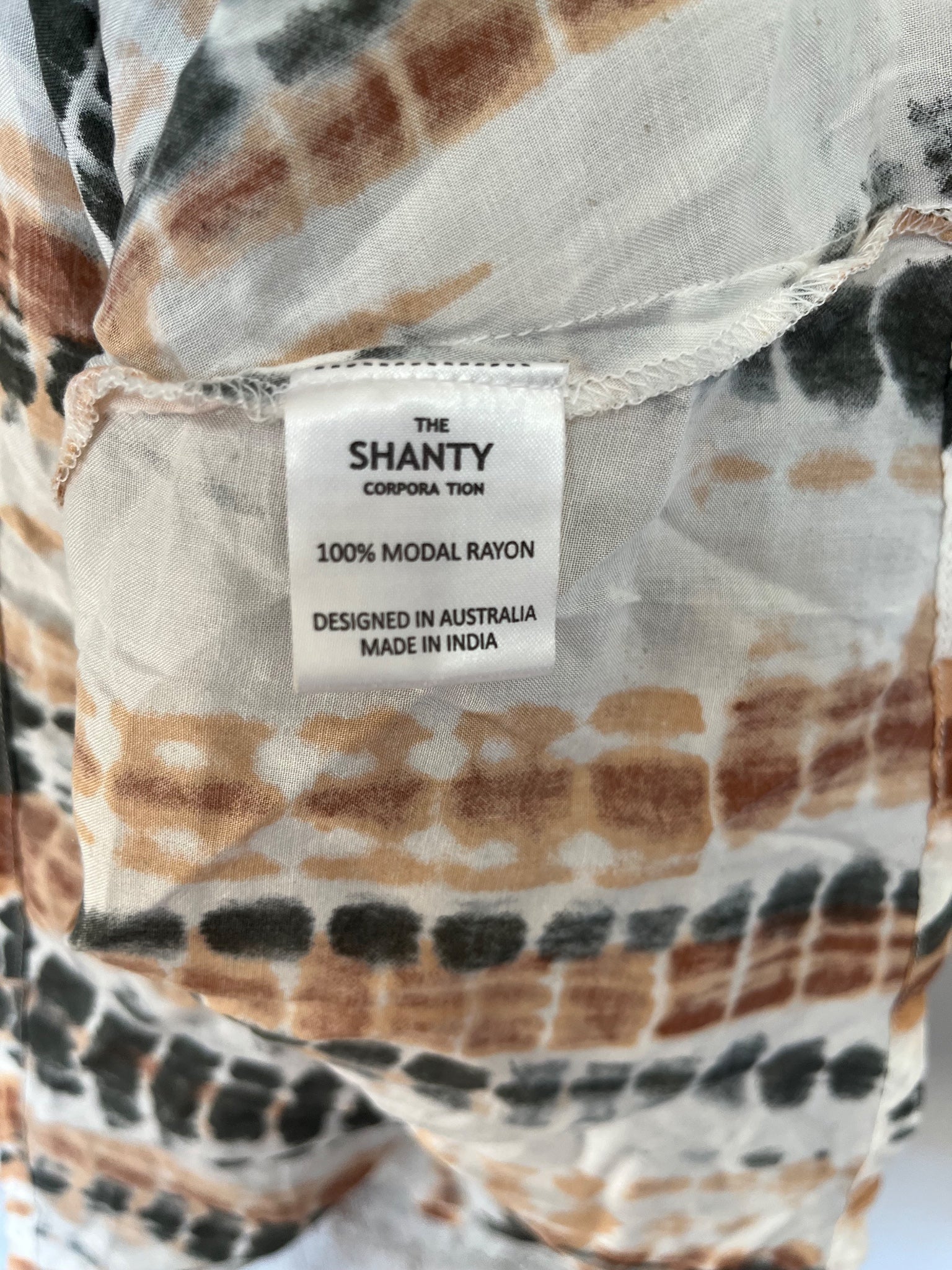 The Shanty Corporation Shakti Singlet Tie-Dye Tank Top RRP $139.95 - Image 3