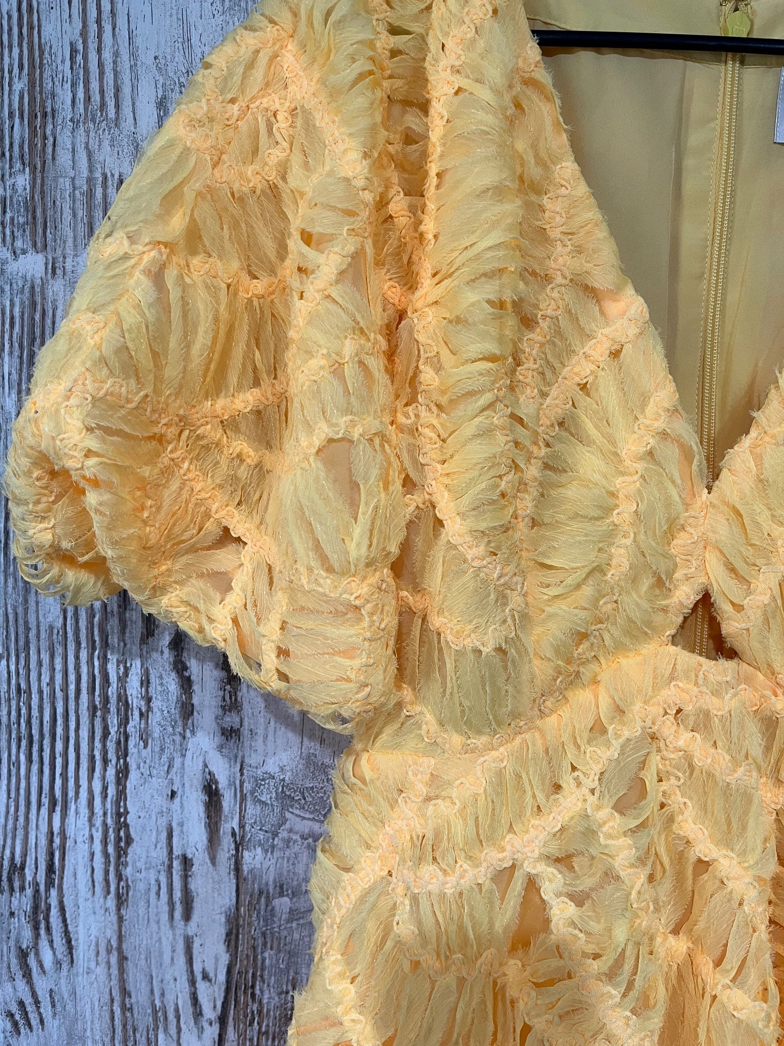 Aje.. Mimosa Cut Out Mini Dress Yellow Size 12 rrp $450 - Image 3