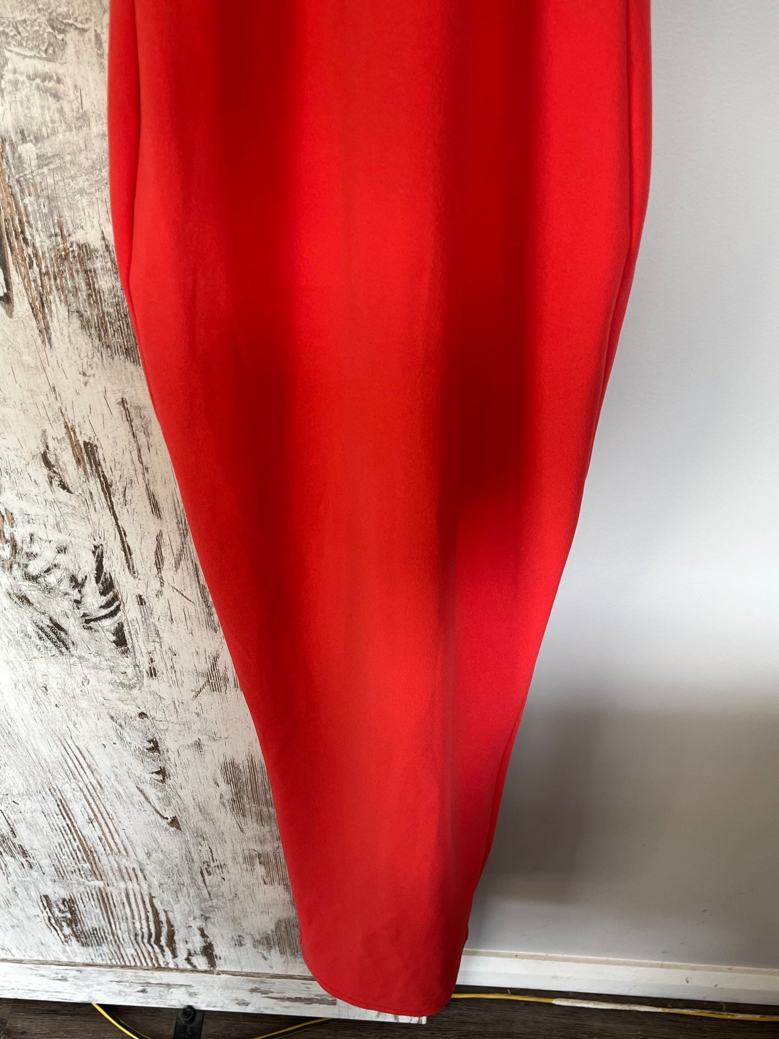 Nookie Red High Neck Cutout Maxi Dress Size 8 - Image 3