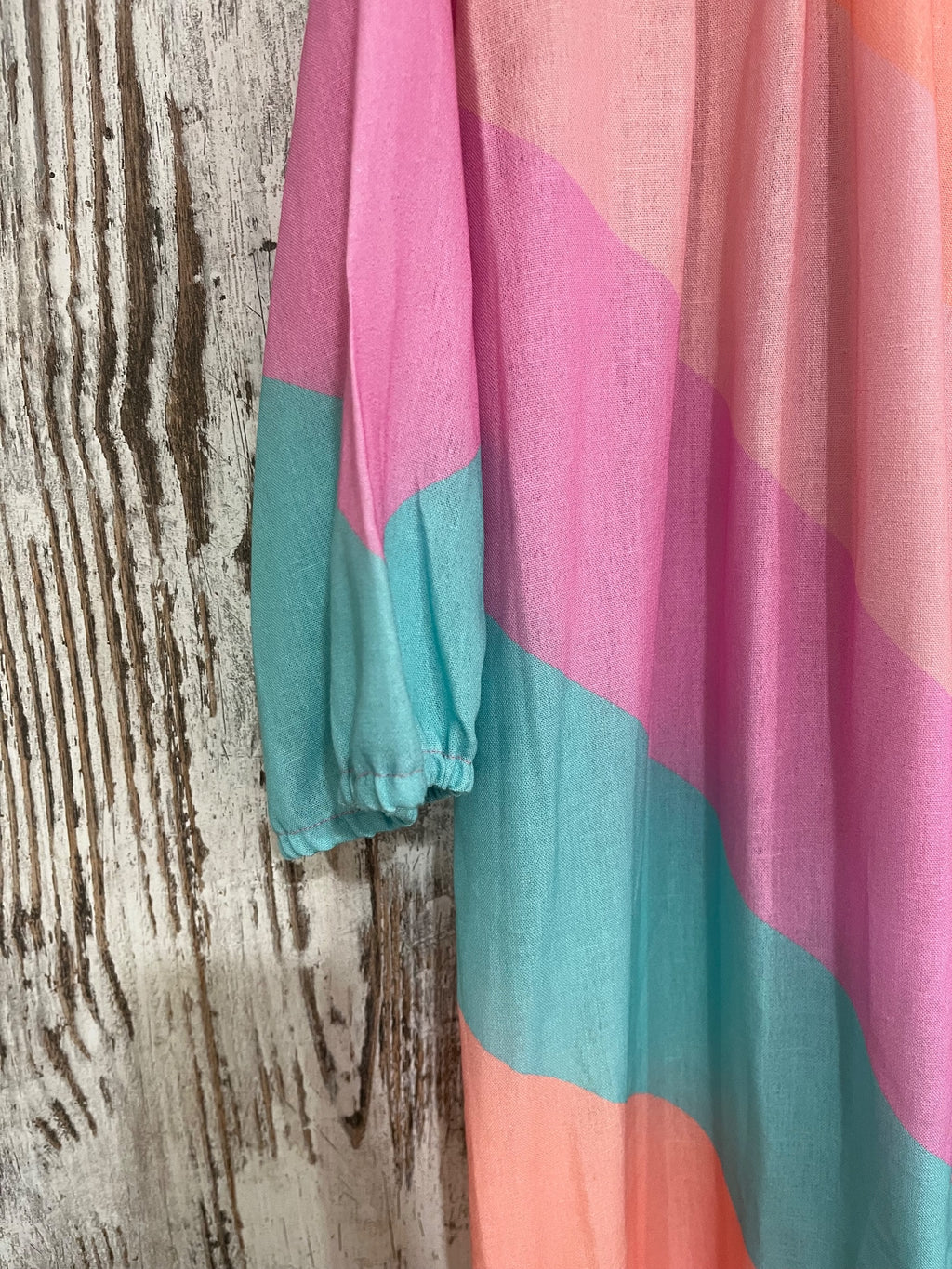 Hammock & Vine Chevron Stripe Button-Down Maxi Dress size 10 - Image 3