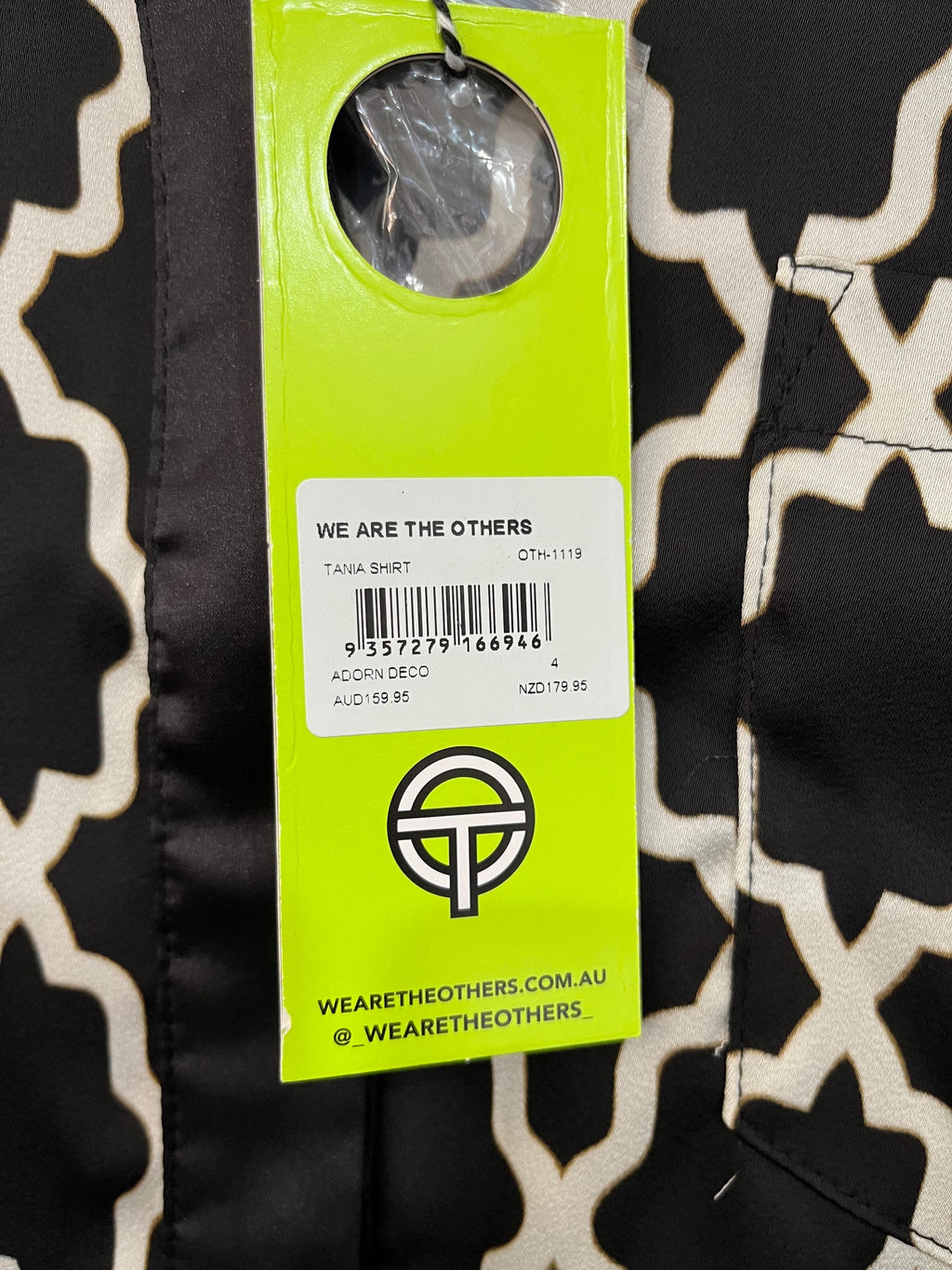 We Are The Others Black & White Geometric Print Shirt - Image 3