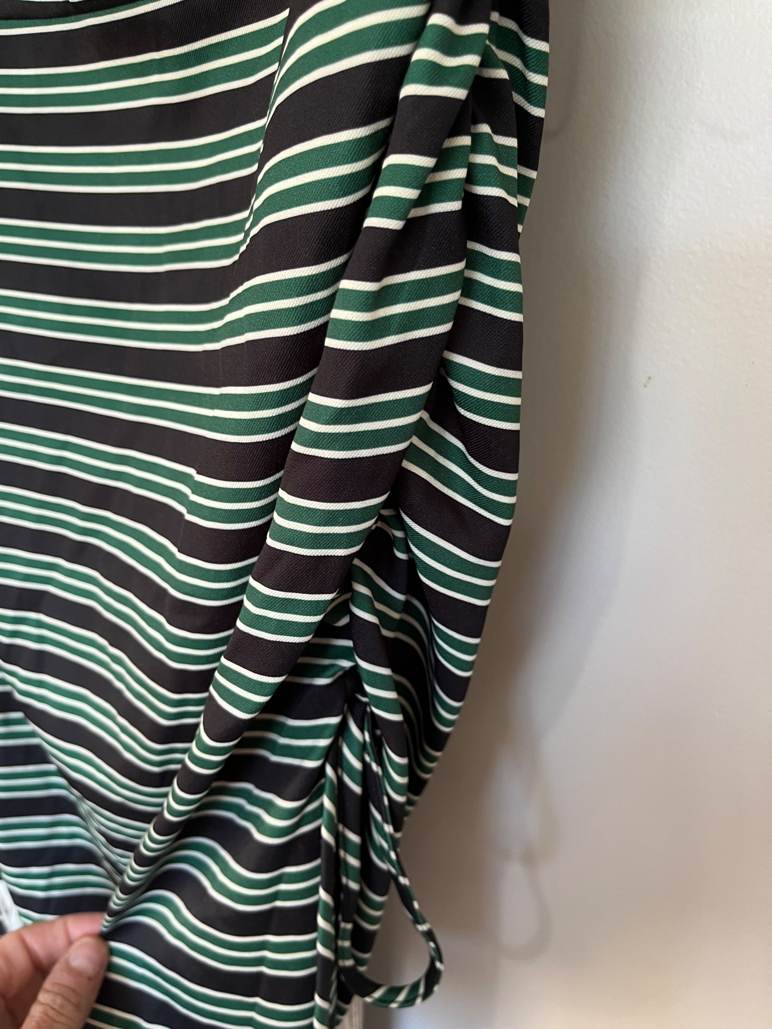 Lioness Original Sin Mini Dress Striped Cowl Neck - Image 3
