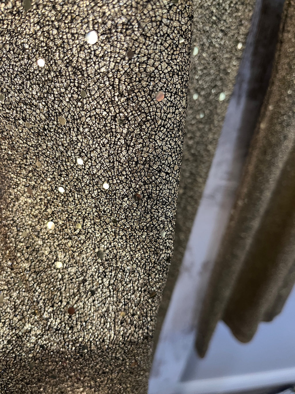 We Are The Others Gold Sequin Wide Leg Trousers 8-10 - Image 3