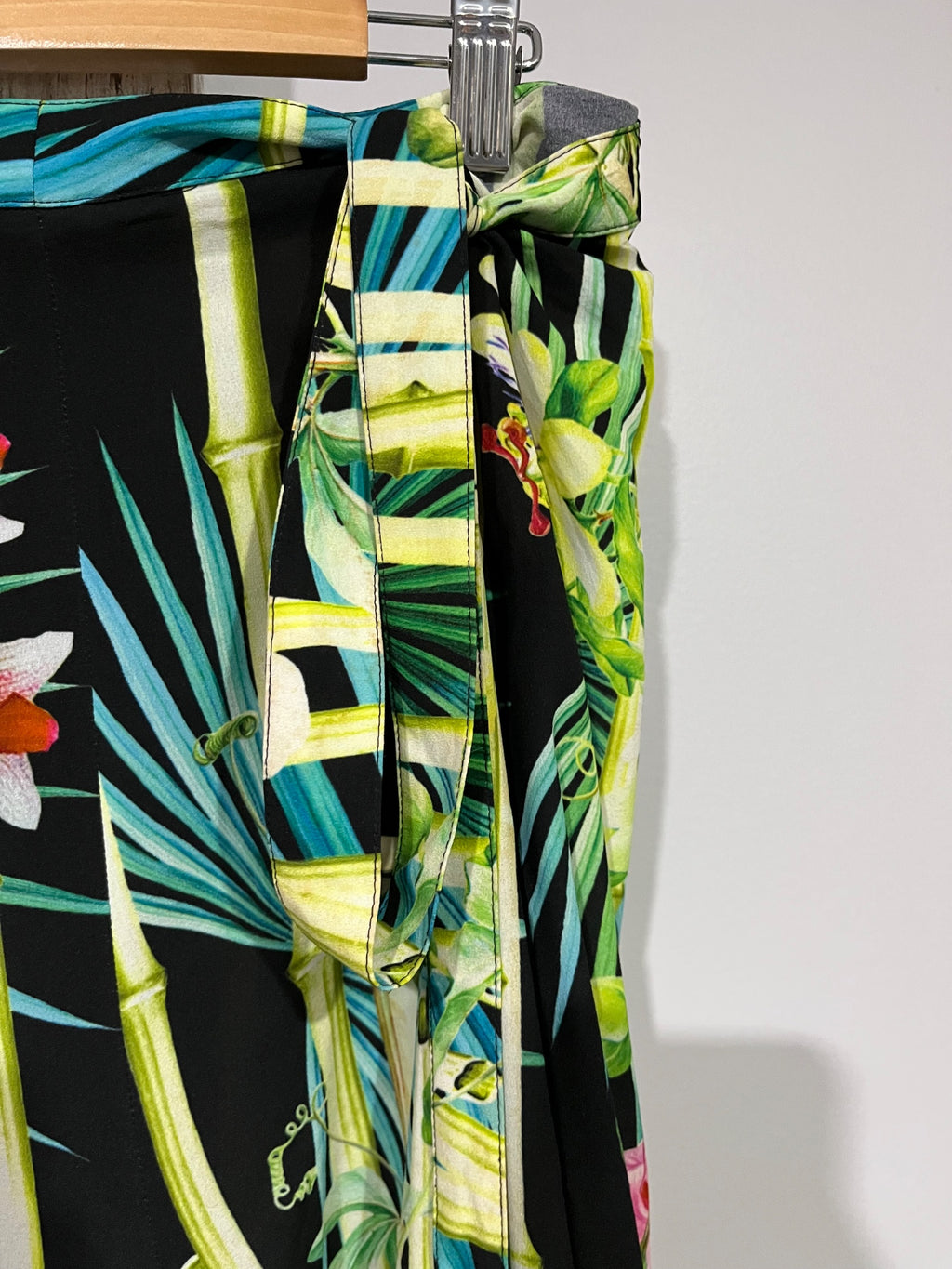 Camilla Tropical Floral Print Wide Leg Pants M/L - Image 3
