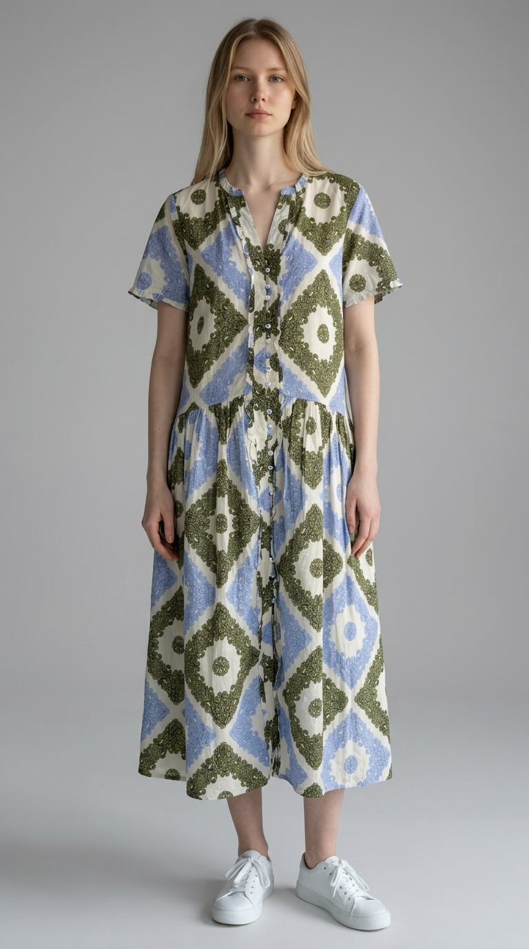 The Fated Reims Midi Dress Diamond Floral Size 12 New With Tags