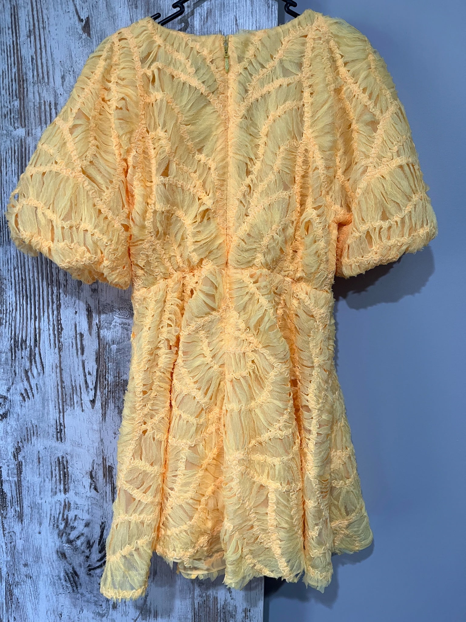 Aje.. Mimosa Cut Out Mini Dress Yellow Size 12 rrp $450 - Image 4