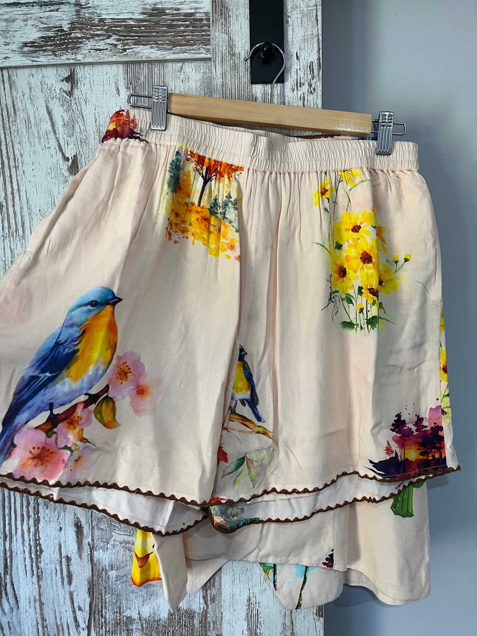 Joop & Gypsy Cactus Print Vest And Shorts Set Size 12 - Image 4
