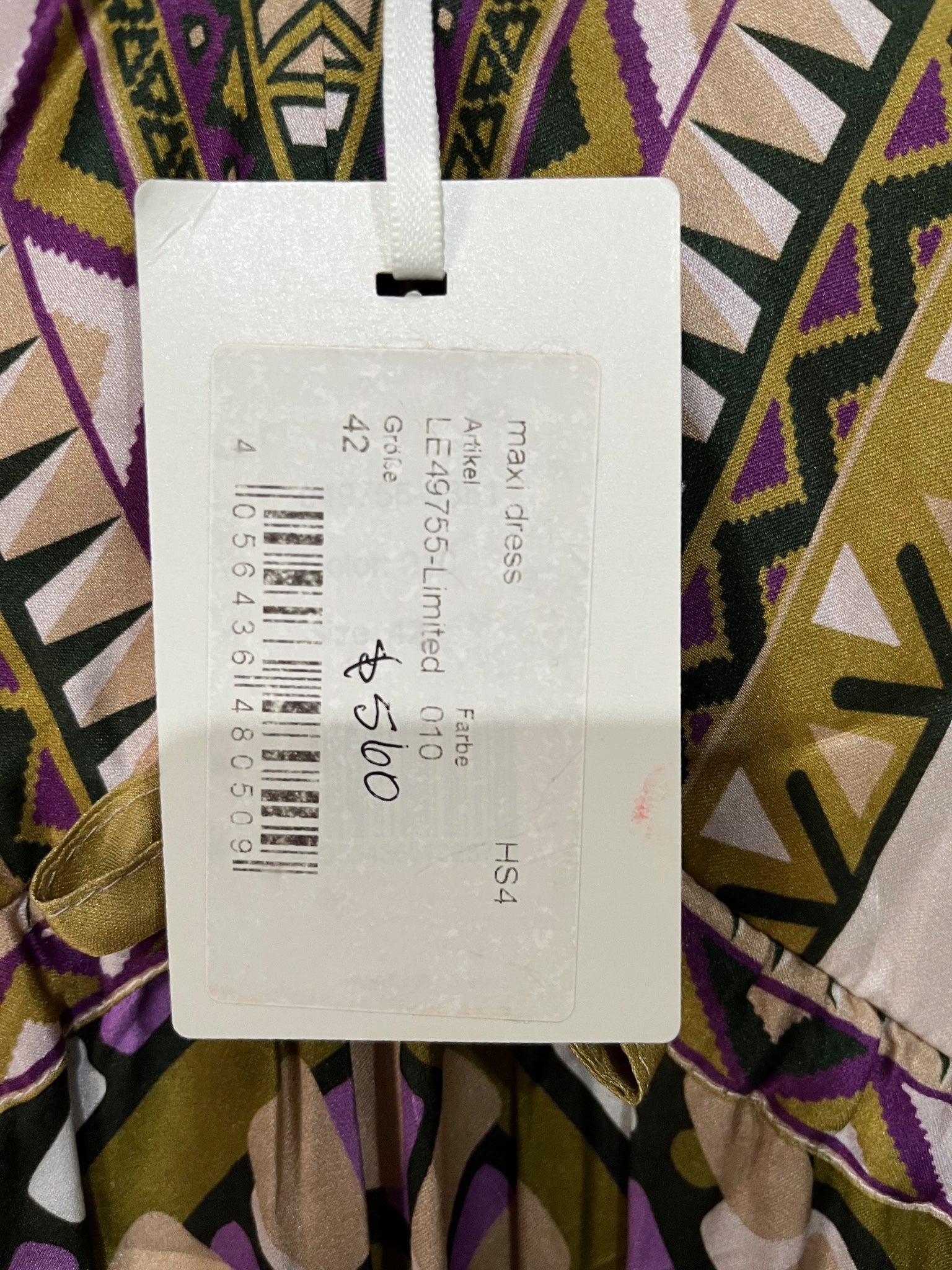 Ana Alcazar Boho Mandala Print Silk Blend Maxi Dress RRP $560 - Image 4