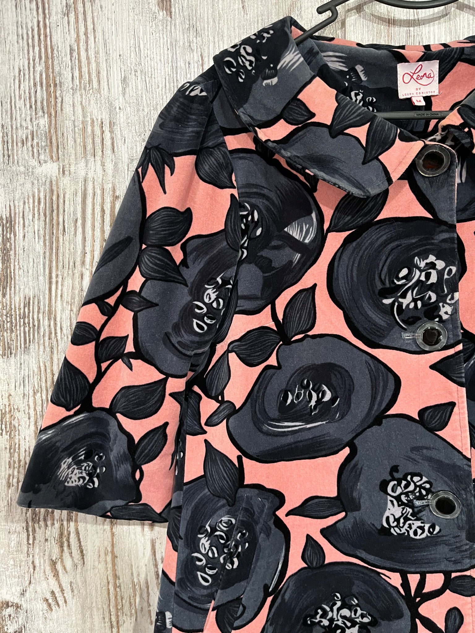 Leona Edmiston Floral Print Coat - Size M - Image 4