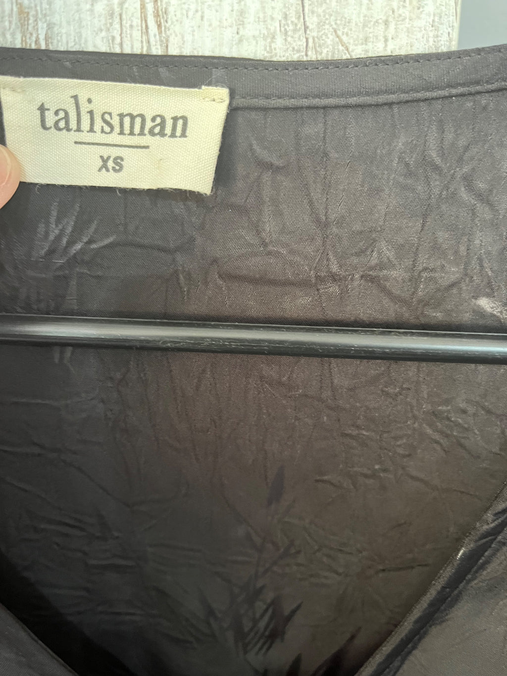 Talisman Black Floral Jacquard Long Sleeve Midi Dress - Image 4