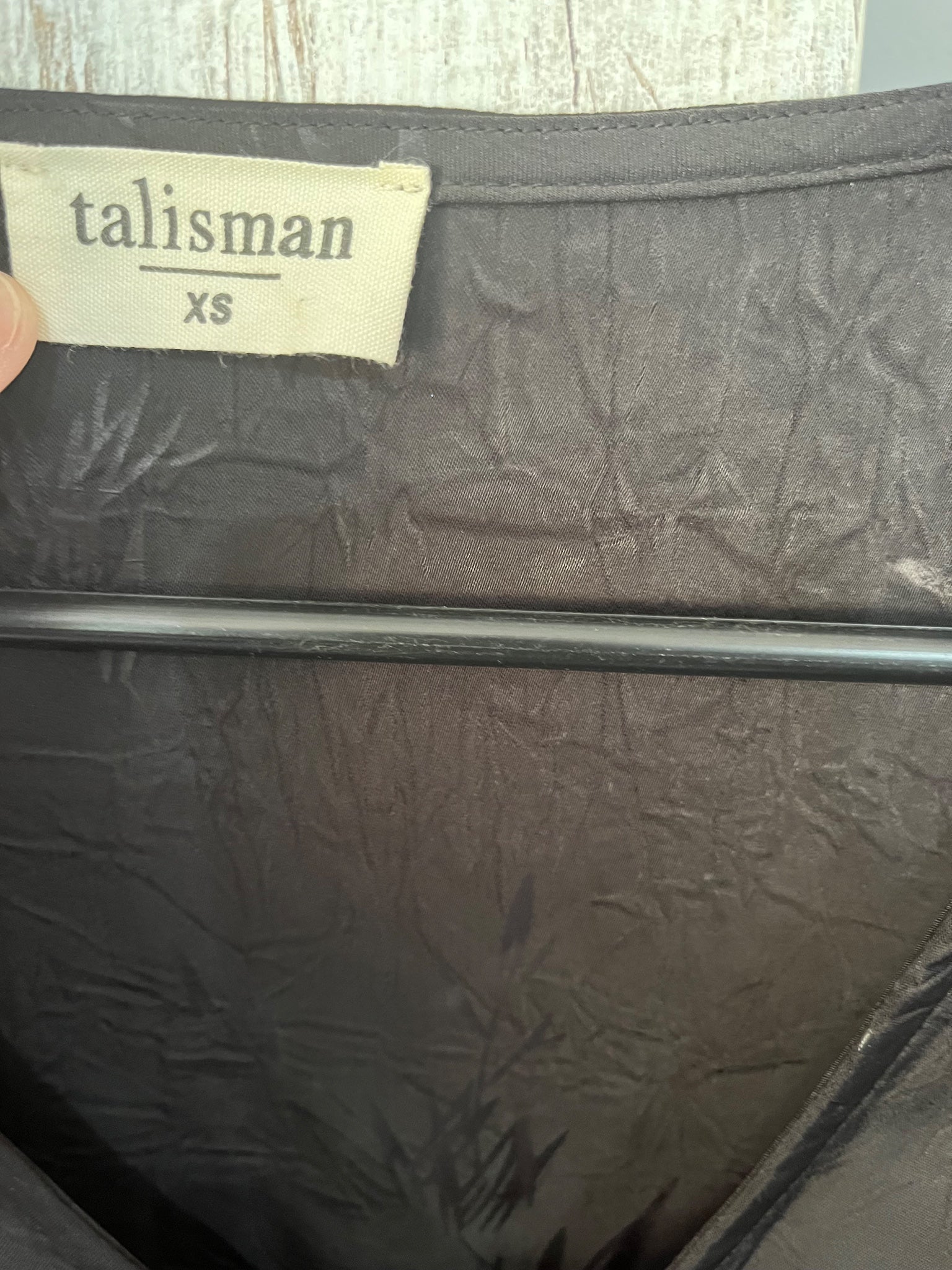 Talisman Black Floral Jacquard Long Sleeve Midi Dress - Image 4