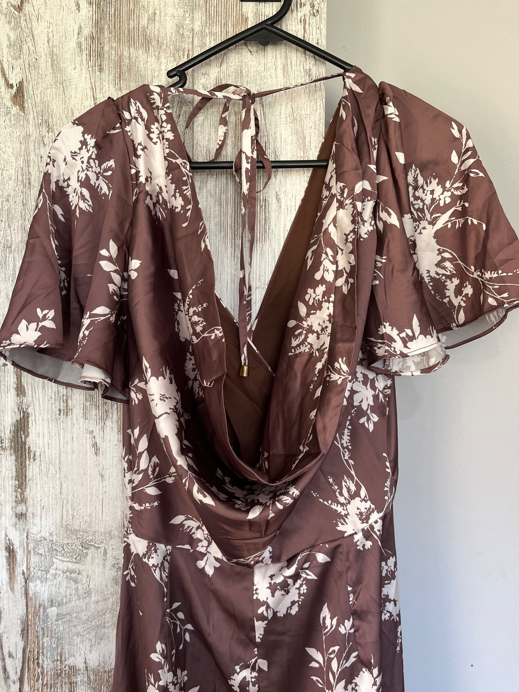 SÄVEL Diana Floral Midi Dress Chocolate Bouquet RRP $249.95 - Image 4