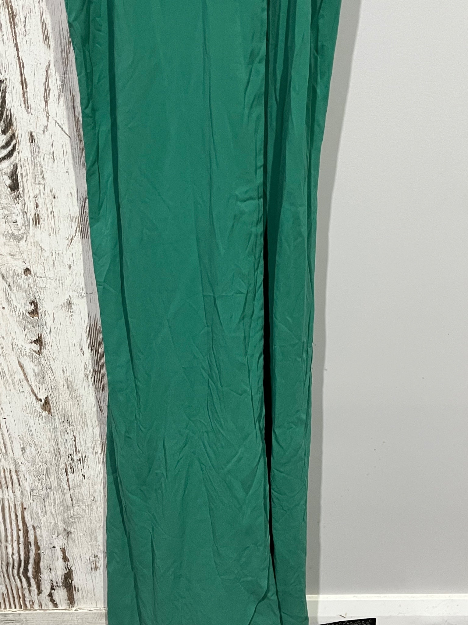 Zac Posen Green V-Neck Silk Gown Size us4/au8 - Image 4