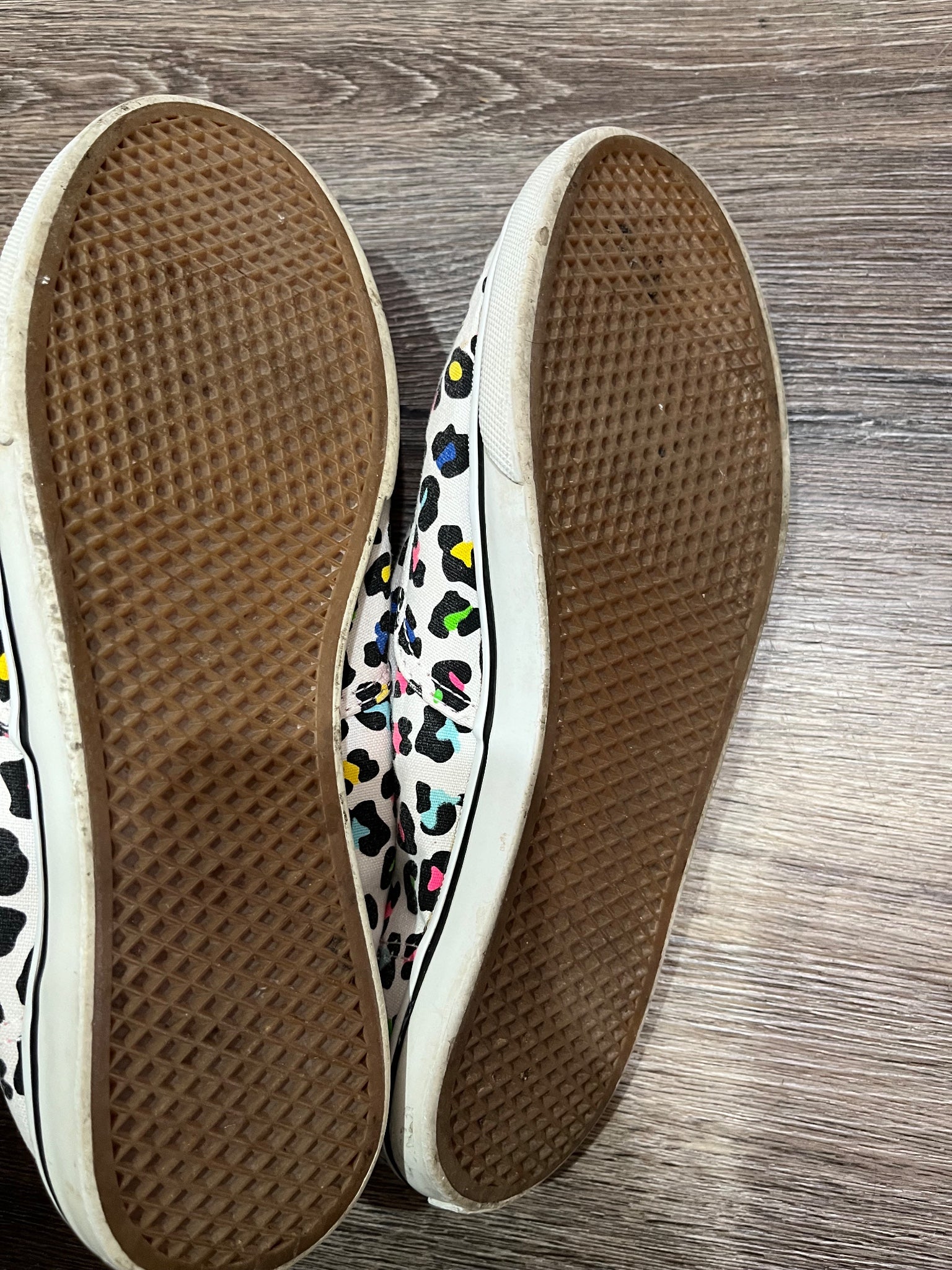Vans Authentic Lo Pro Neon Leopard Print Sneakers - Image 4