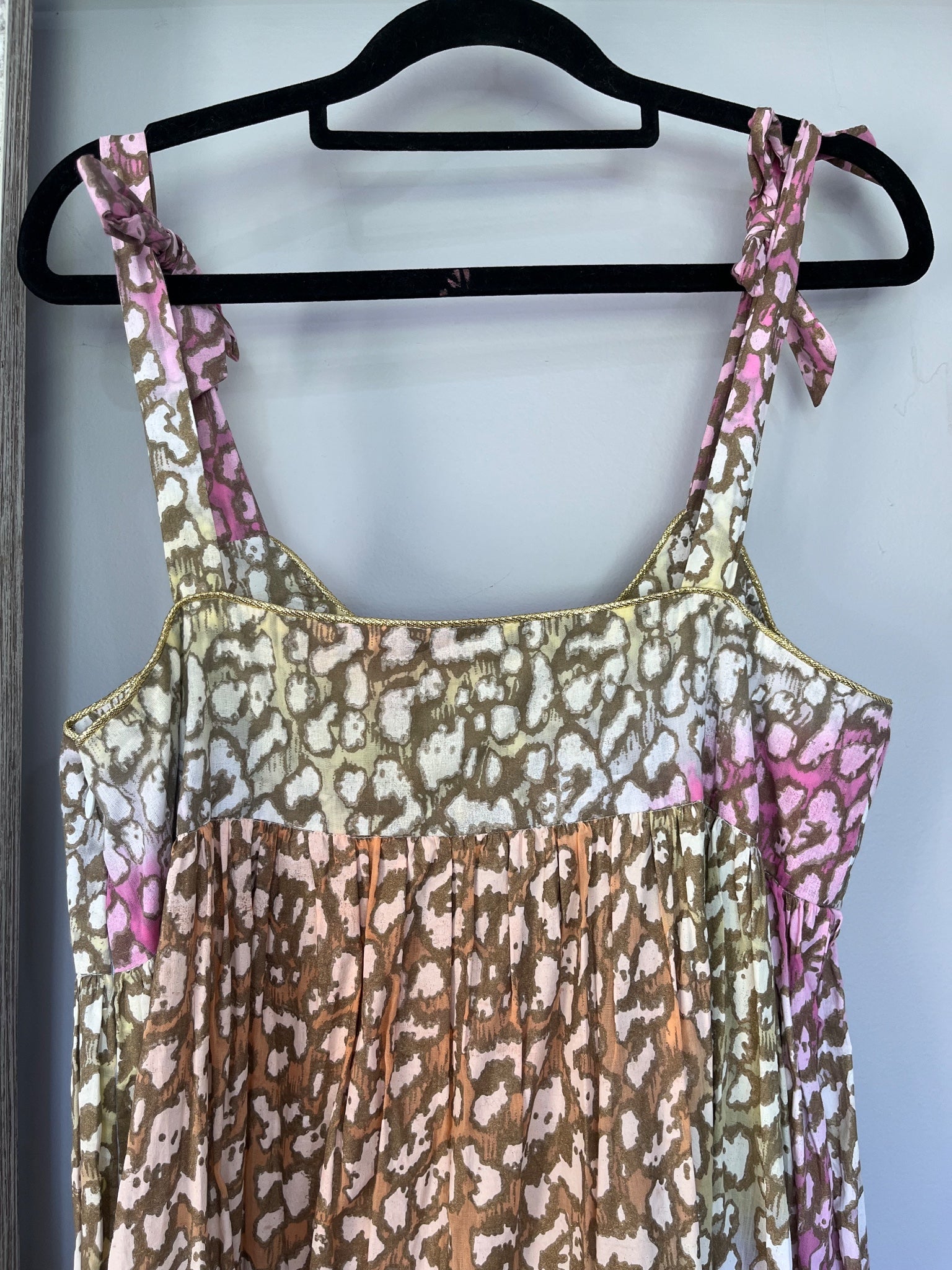 Juliet Dunn London Leopard Print Tiered Midi Dress RRP $599 - Image 4