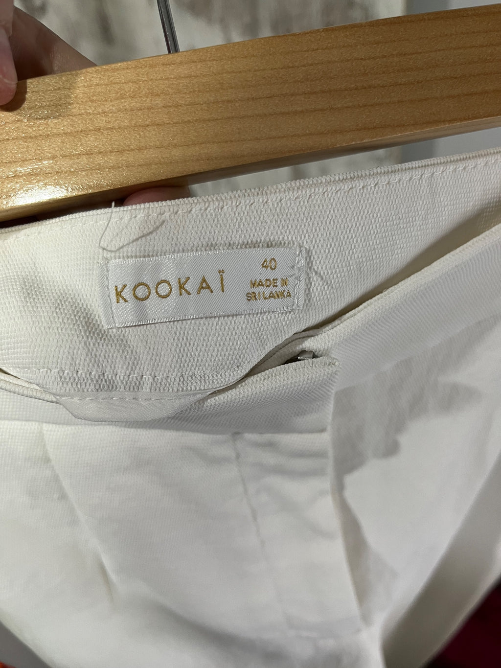 KOOKAÏ White High-Waisted Tailored Trousers - Image 4