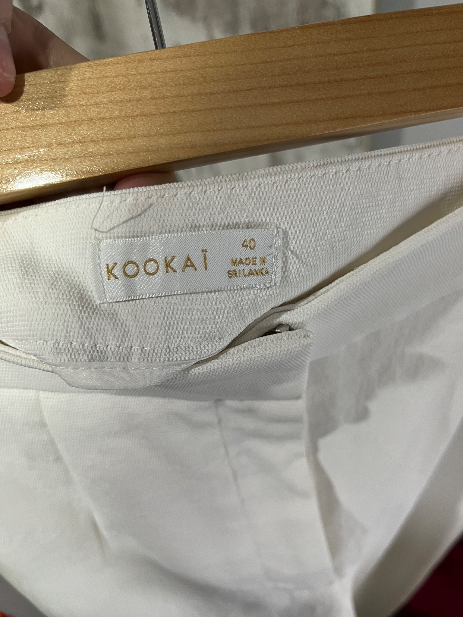KOOKAÏ White High-Waisted Tailored Trousers - Image 4