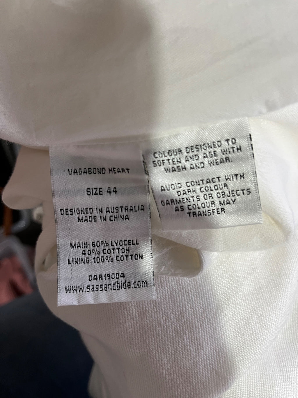 Sass & Bide Follow The Wind Ivory Denim Cami Top - Image 4