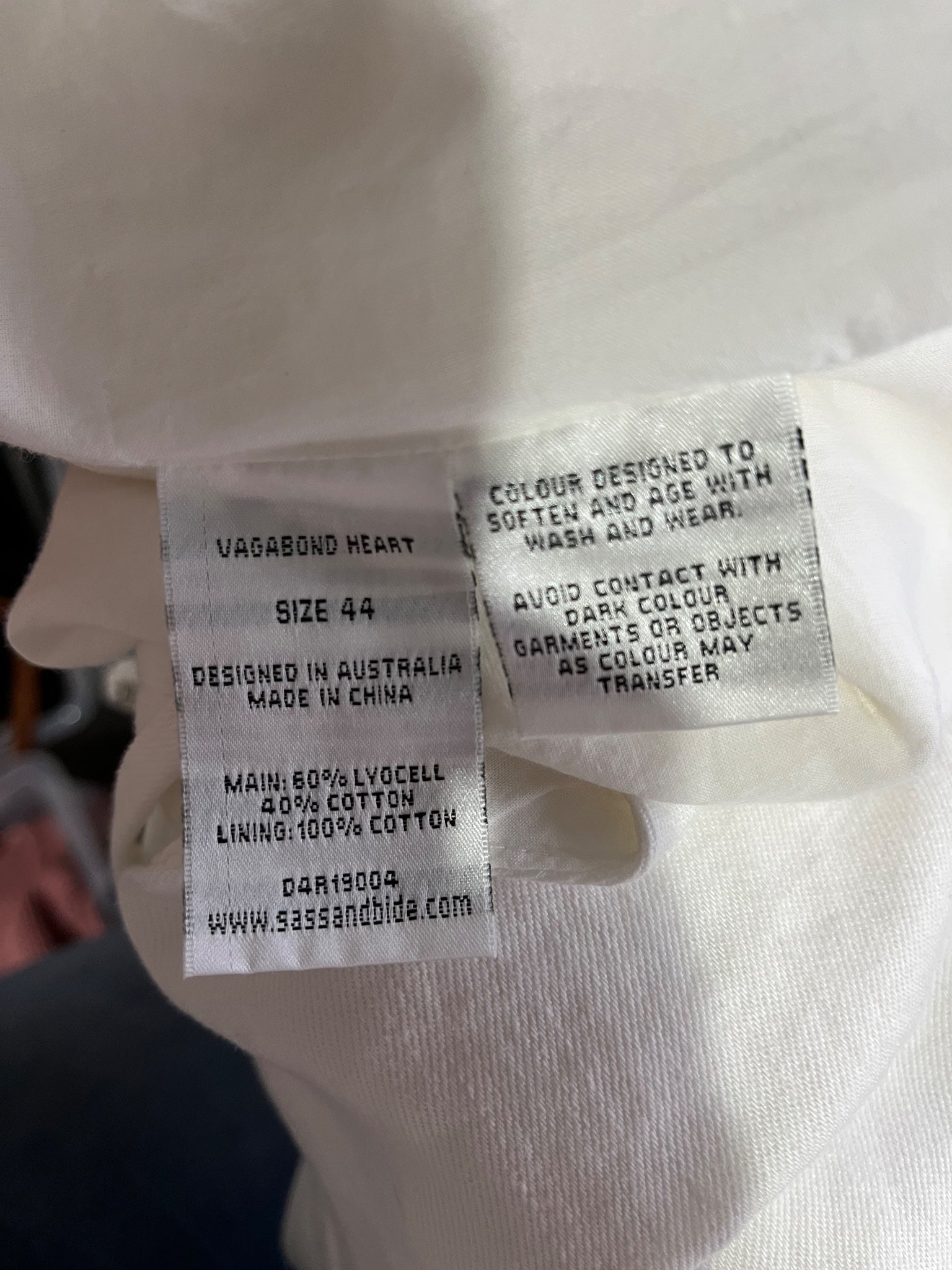 Sass & Bide Follow The Wind Ivory Denim Cami Top - Image 4