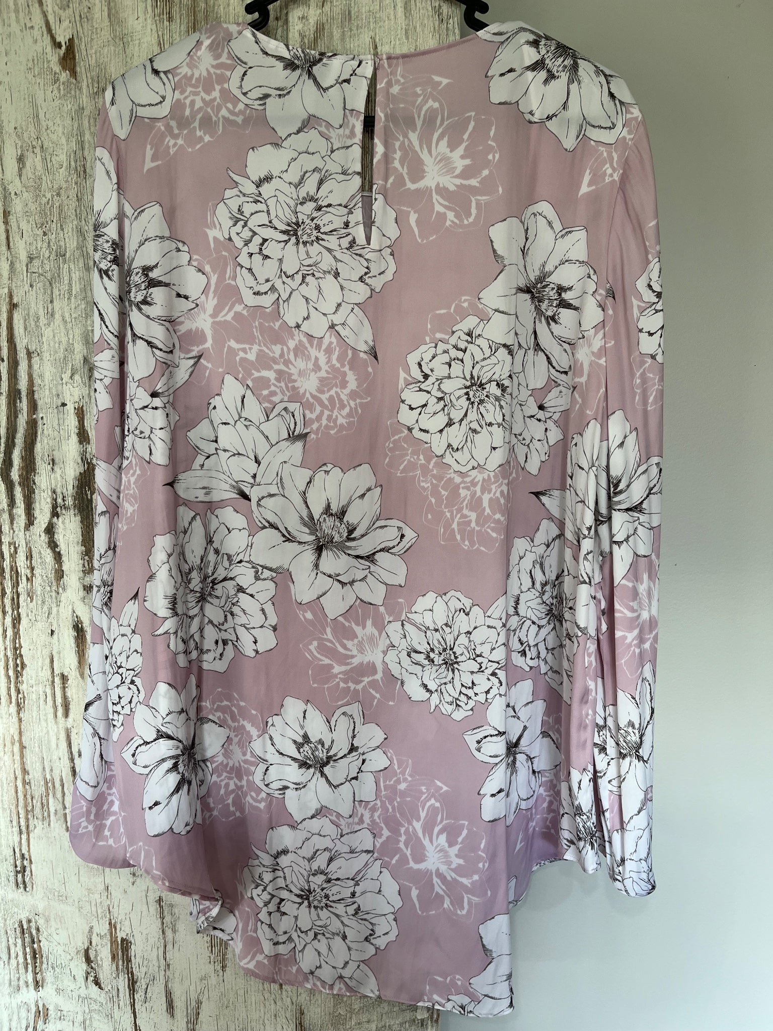 Witchery Floral Print Long Sleeve Blouse Size 10 - Image 4