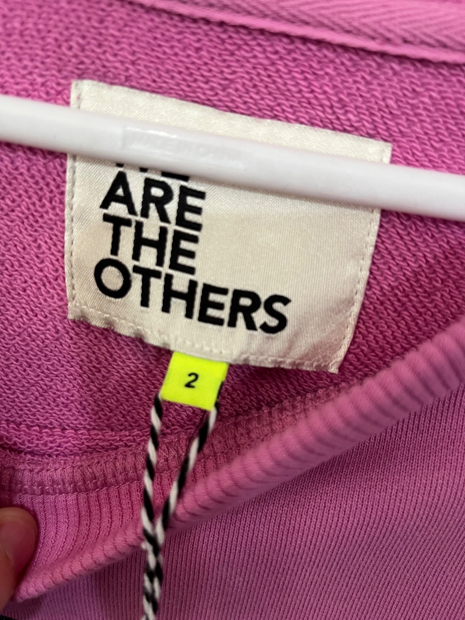 We Are The Others Love Love Love Pink Slouch Sweatshirt - Image 4
