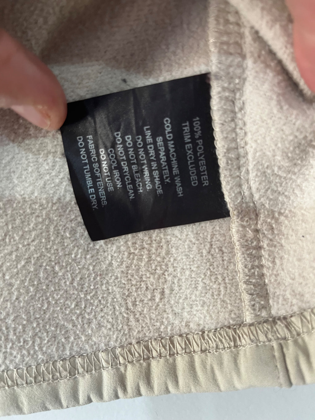 Macpac Women's Softshell Hooded Jacket Beige Size 14 - Image 4