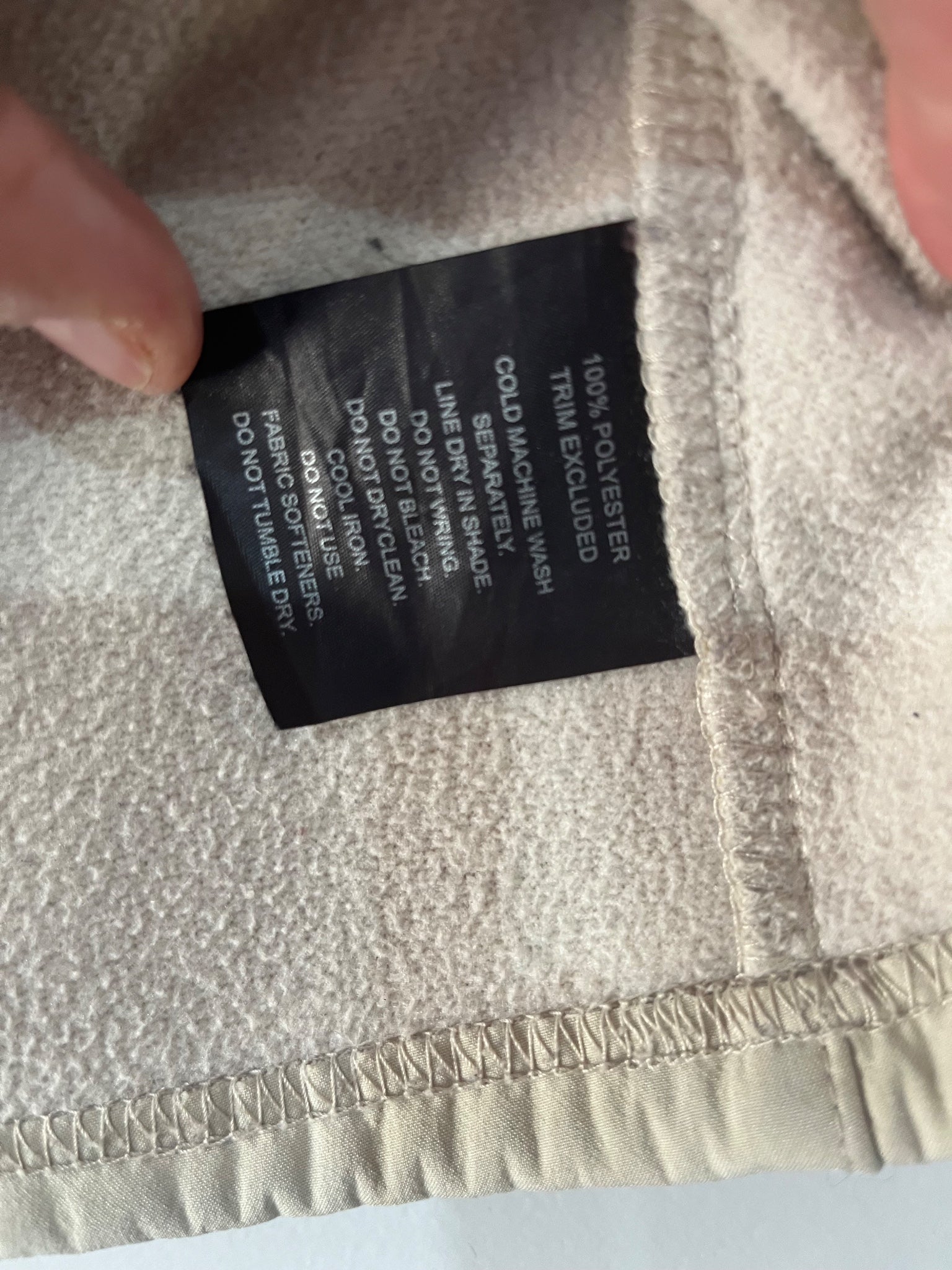 Macpac Women's Softshell Hooded Jacket Beige Size 14 - Image 4