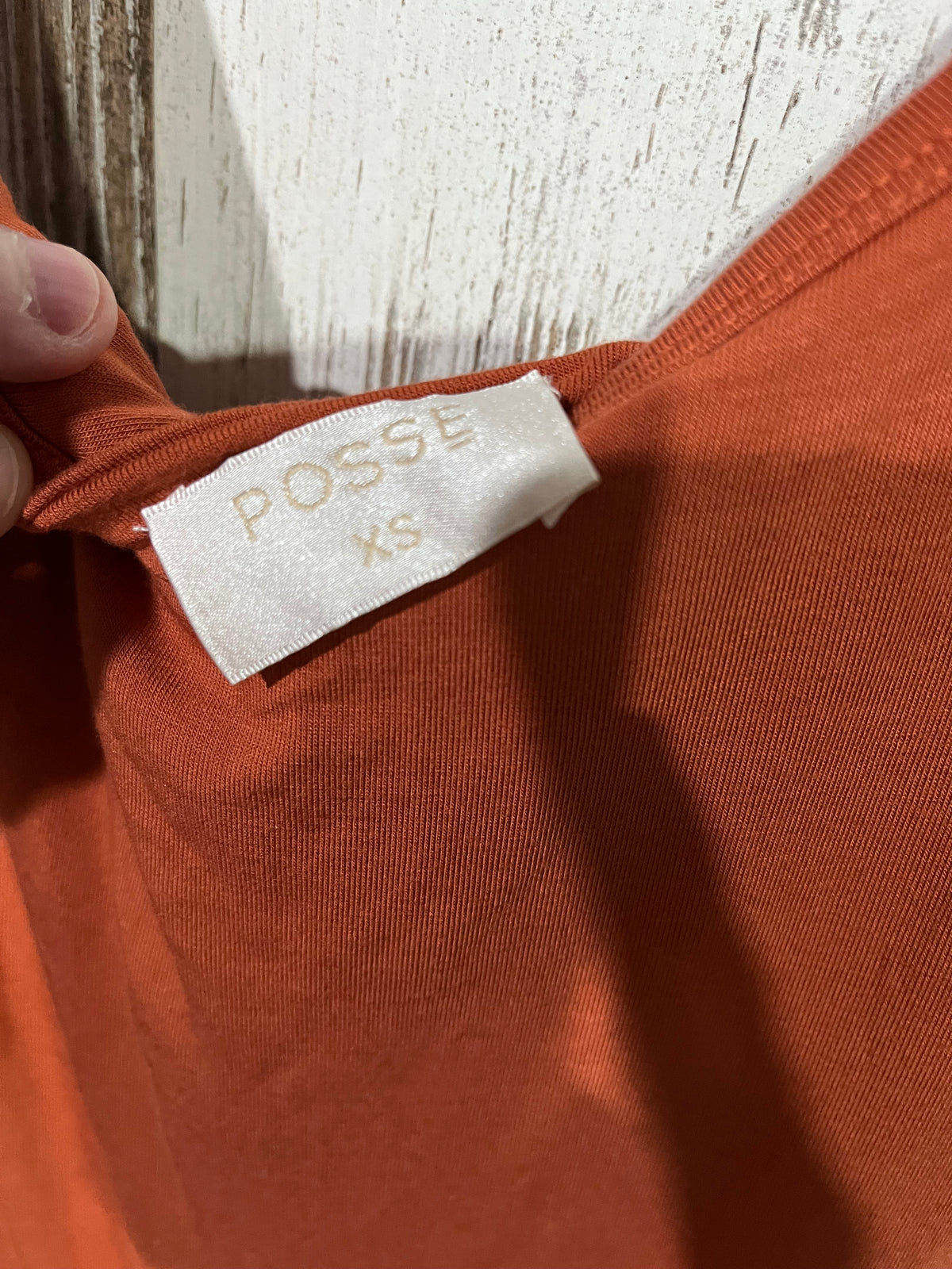 POSSE Rust Orange Sleeveless Maxi Dress RRP $400