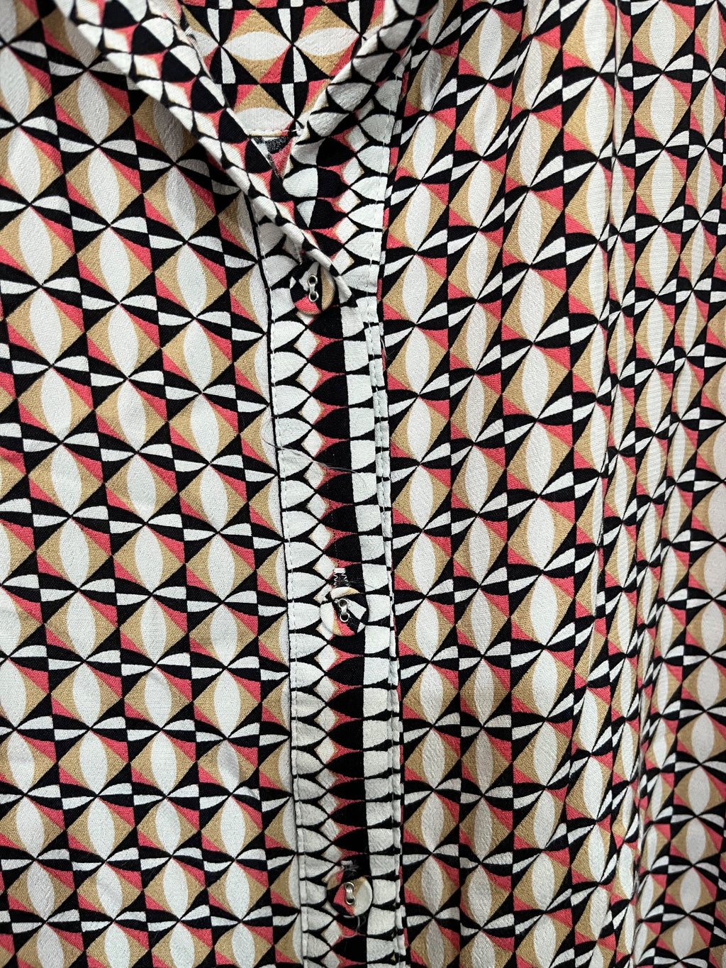Paper Heart Geometric Print Matching Shirt and Pants Set Size 10 - Image 6