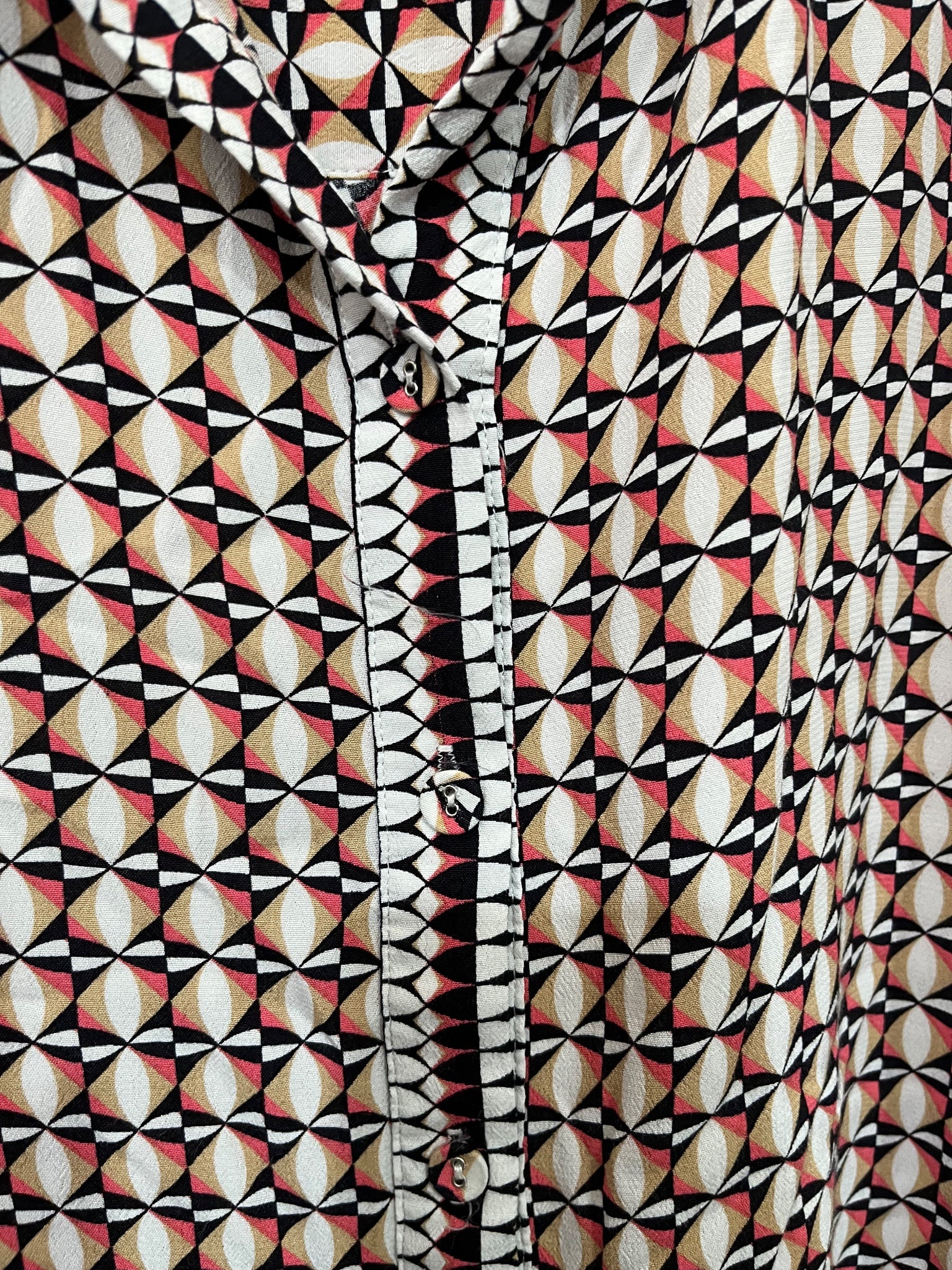 Paper Heart Geometric Print Matching Shirt and Pants Set Size 10 - Image 6