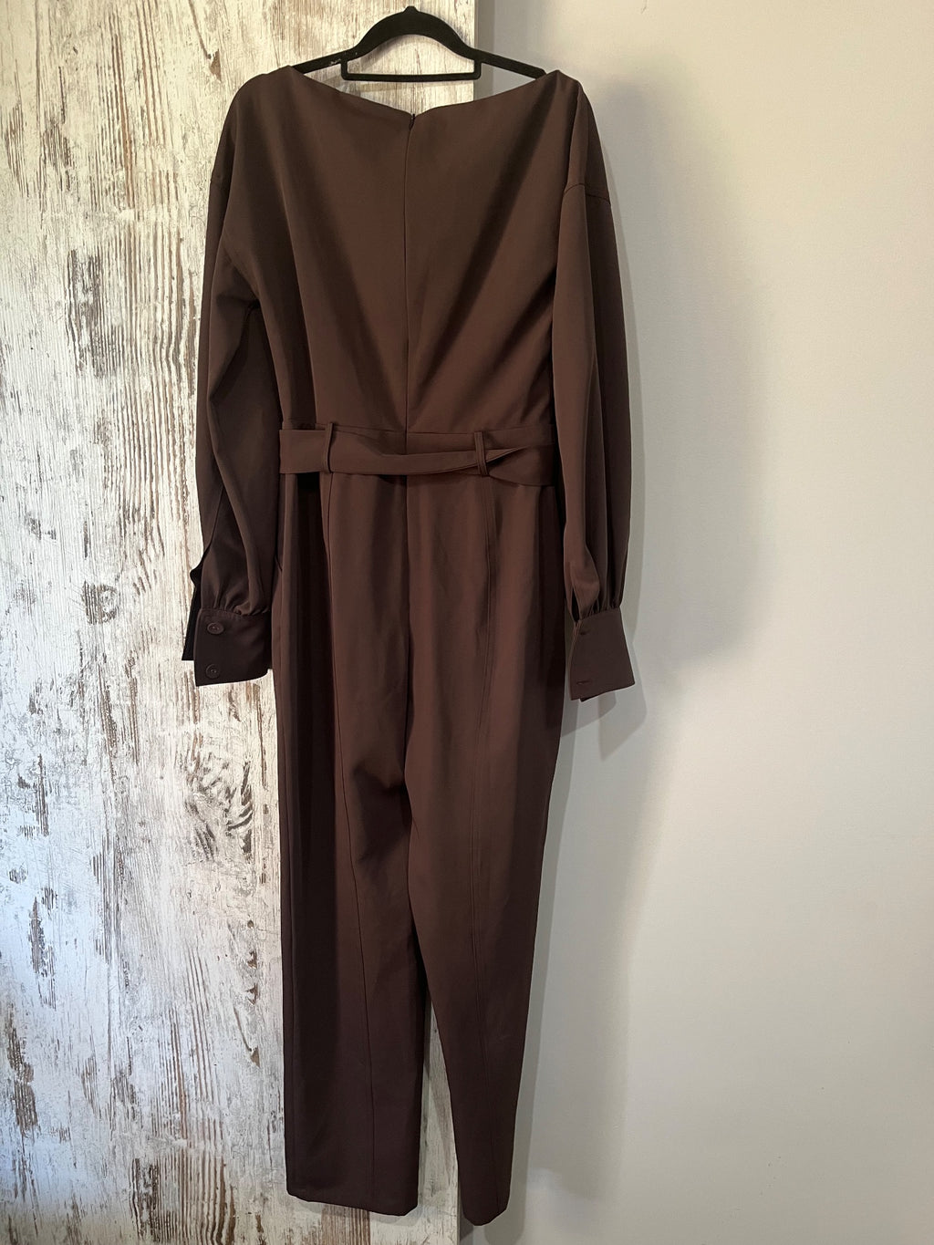 Willa Brown Long Sleeve Belted Jumpsuit RRP $350 - Image 5