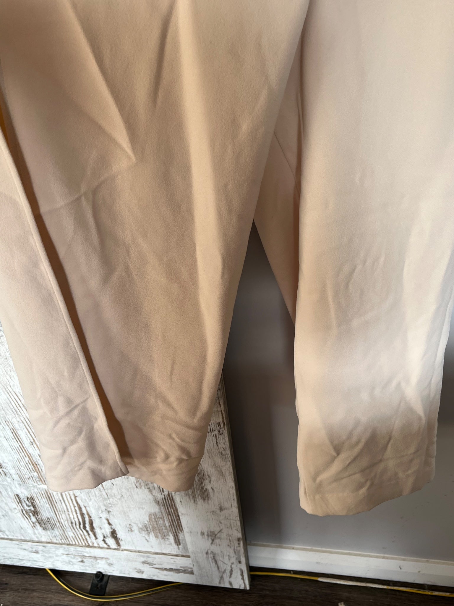 Sheike Beige Strapless Belted Jumpsuit Size 10 - Image 5