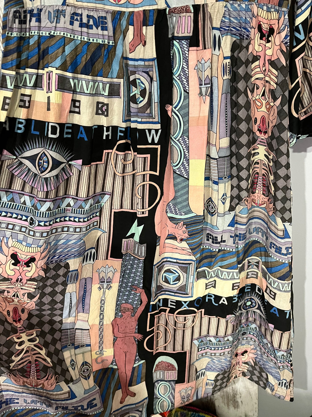 Gorman Graphic Print Long Sleeve Midi Dress - Image 5
