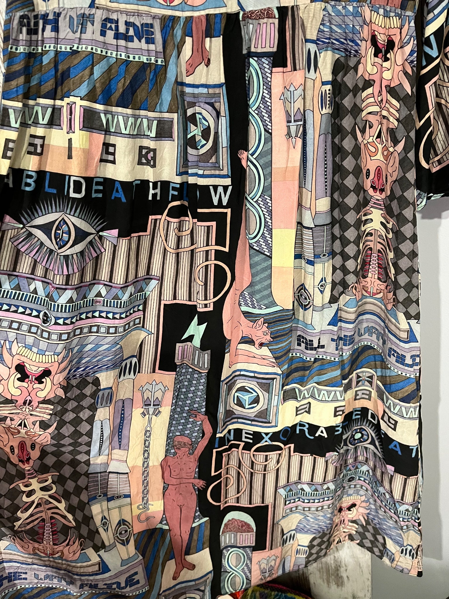 Gorman Graphic Print Long Sleeve Midi Dress - Image 5