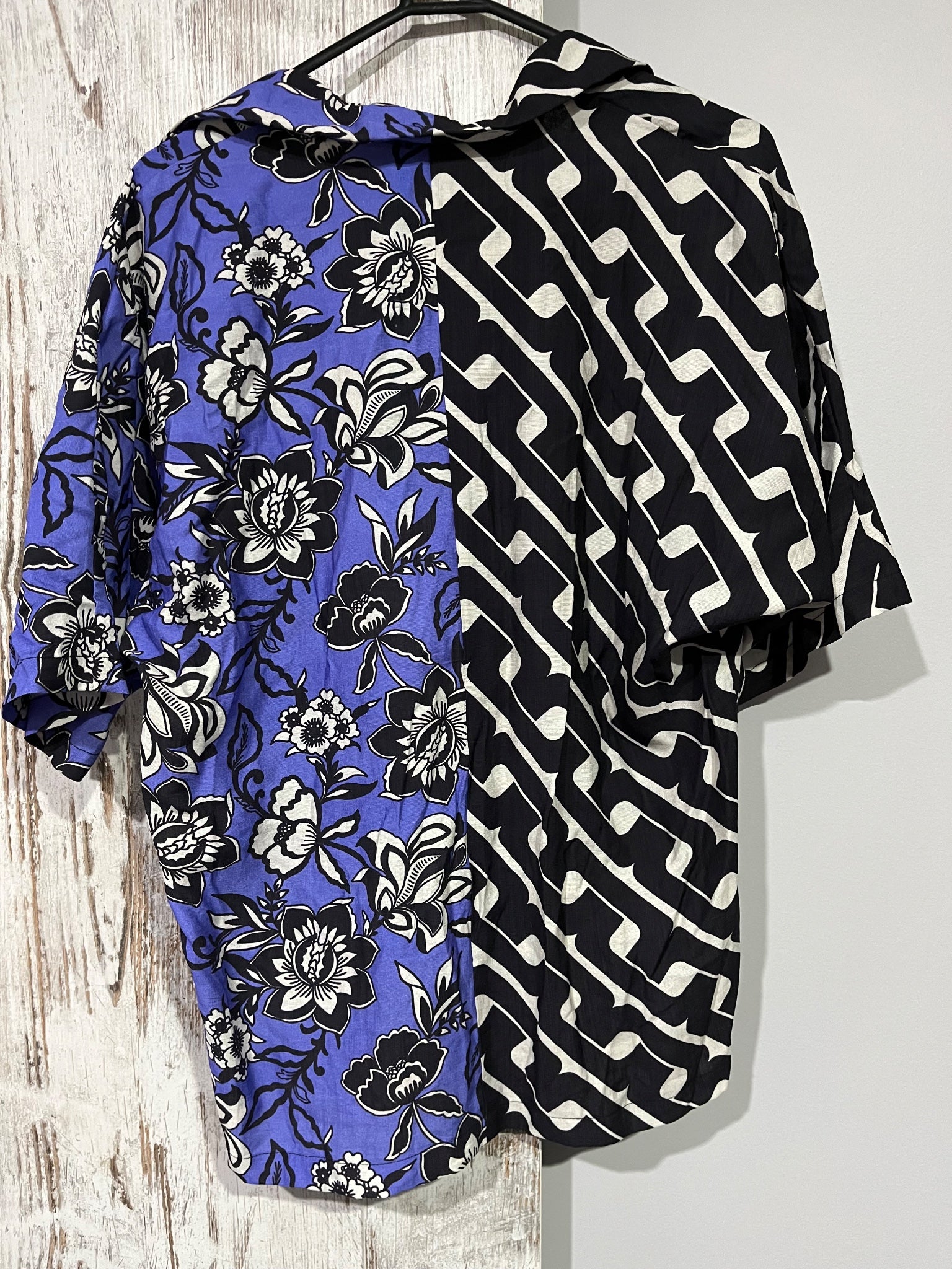 Seven Wonders Mixed Print Short Sleeve Button-Up Shirt - Image 5