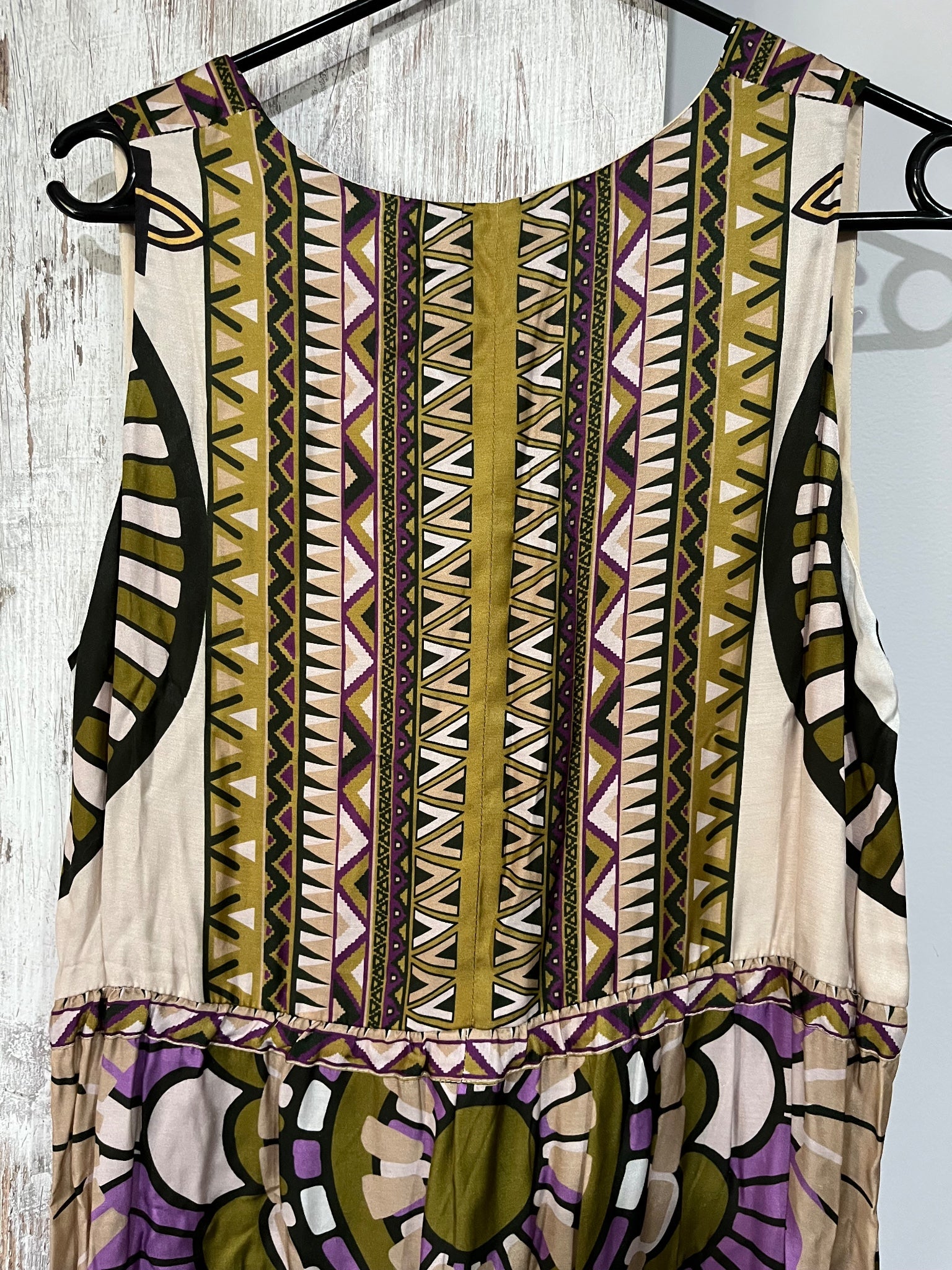 Ana Alcazar Boho Mandala Print Silk Blend Maxi Dress RRP $560 - Image 5