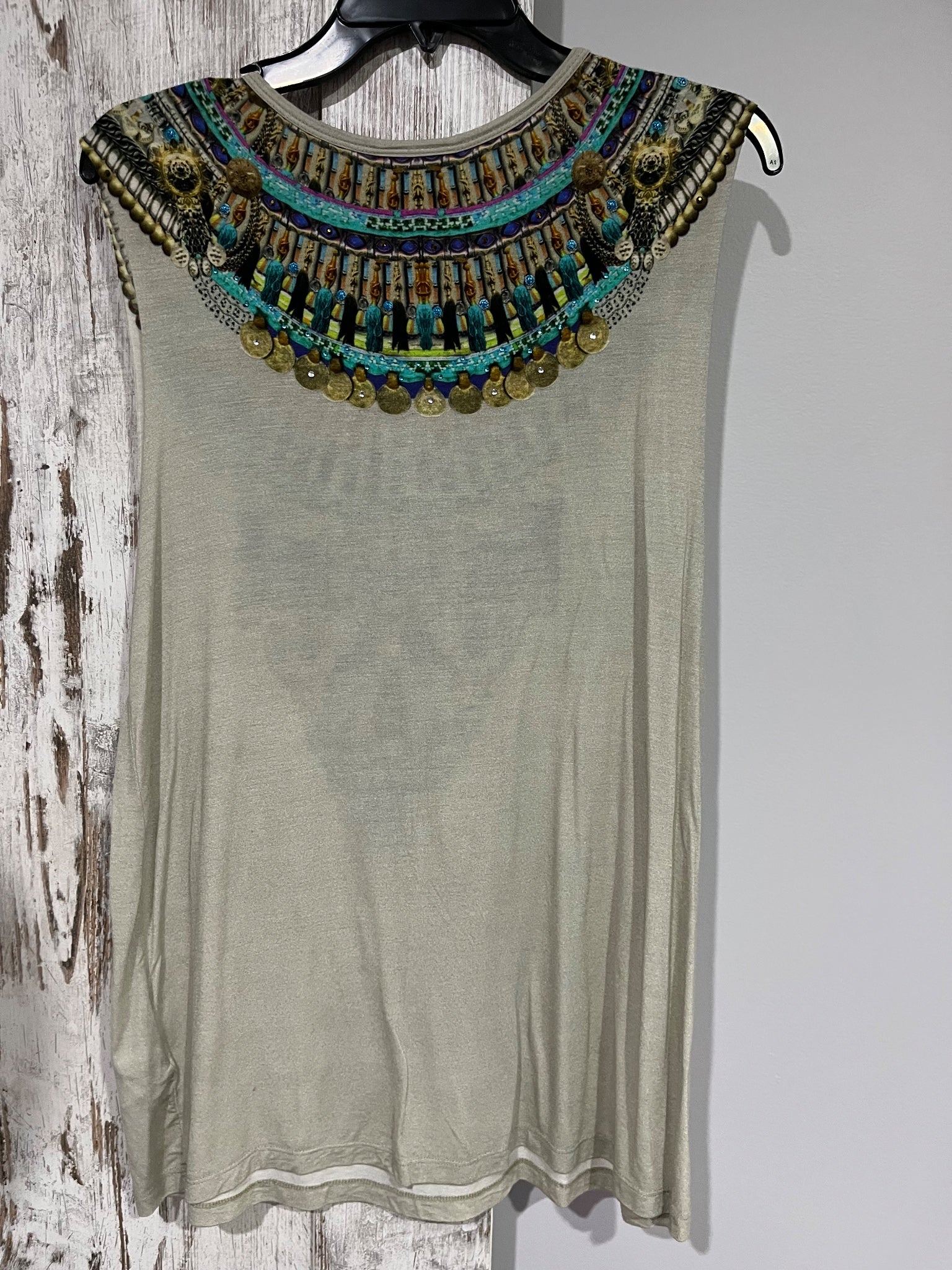 Camilla Embellished Sleeveless Tank Top - Image 5