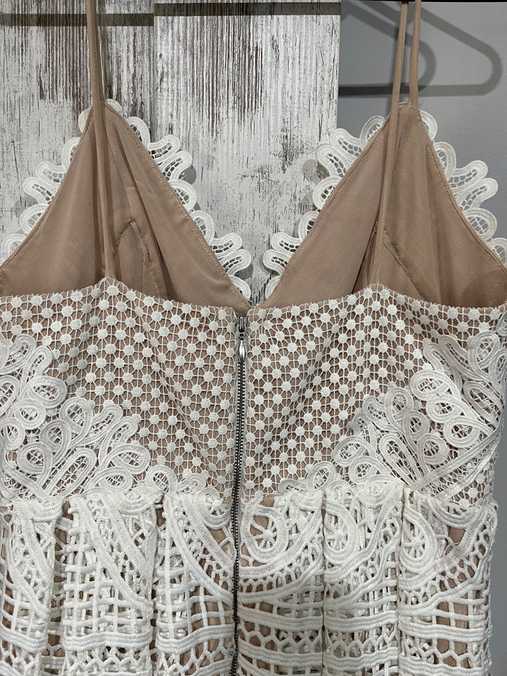 Seed Heritage White Lace Midi Dress Size 12 - Image 5